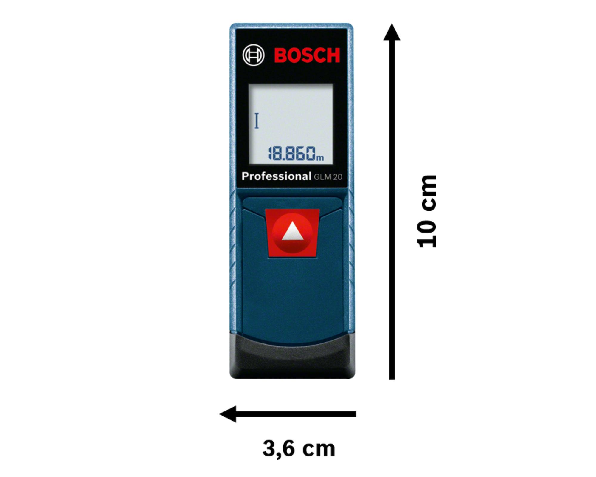 Medidor de distancia láser 20 metros GLM-20 Bosch-3