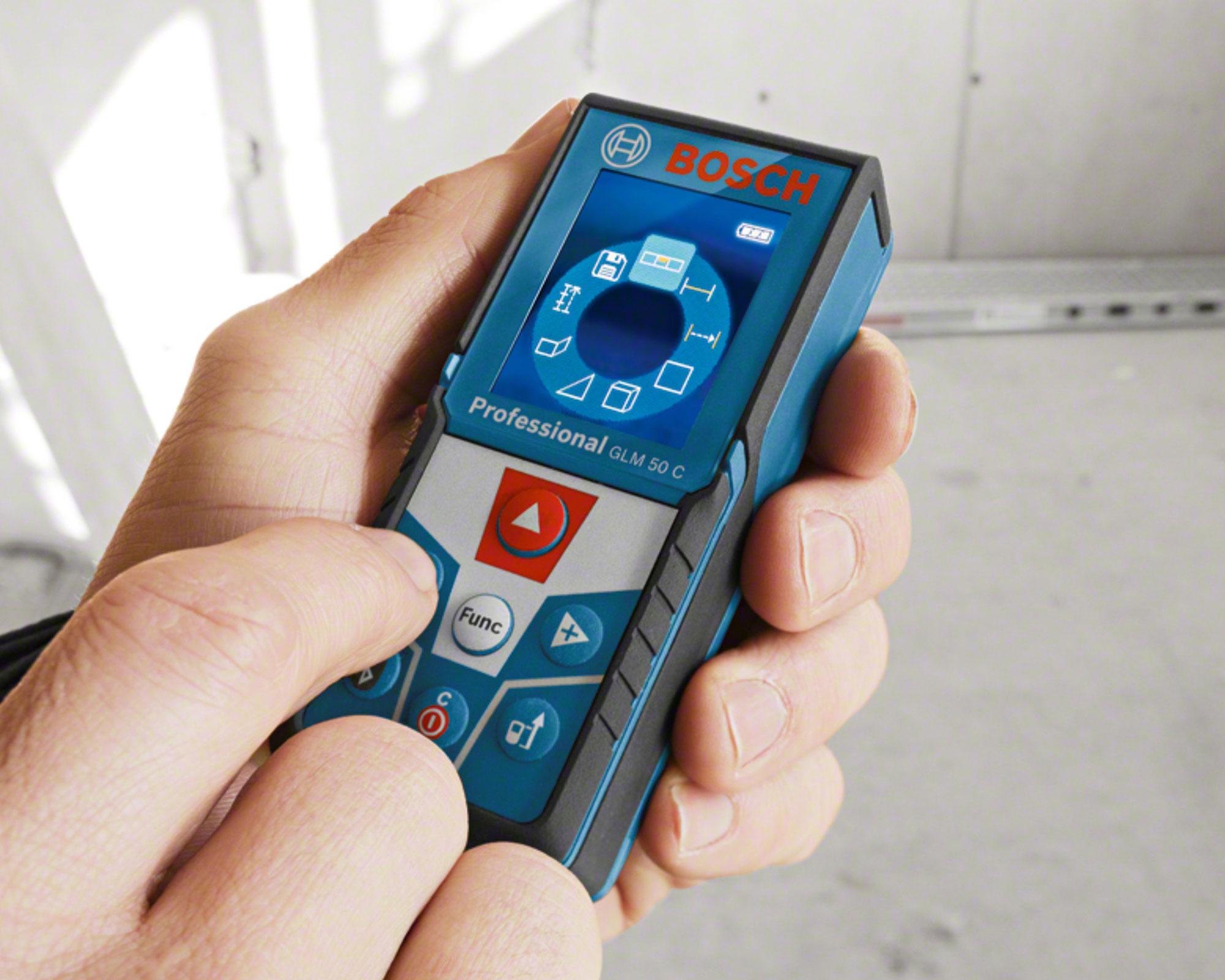 Medidor de distancia láser 50 metros GLM-50C bluetooth Bosch-3