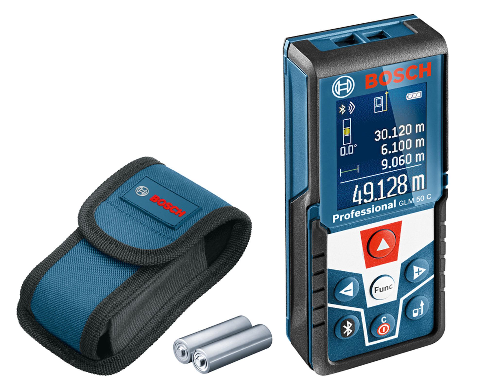 Medidor de distancia láser 50 metros GLM-50C bluetooth Bosch-0