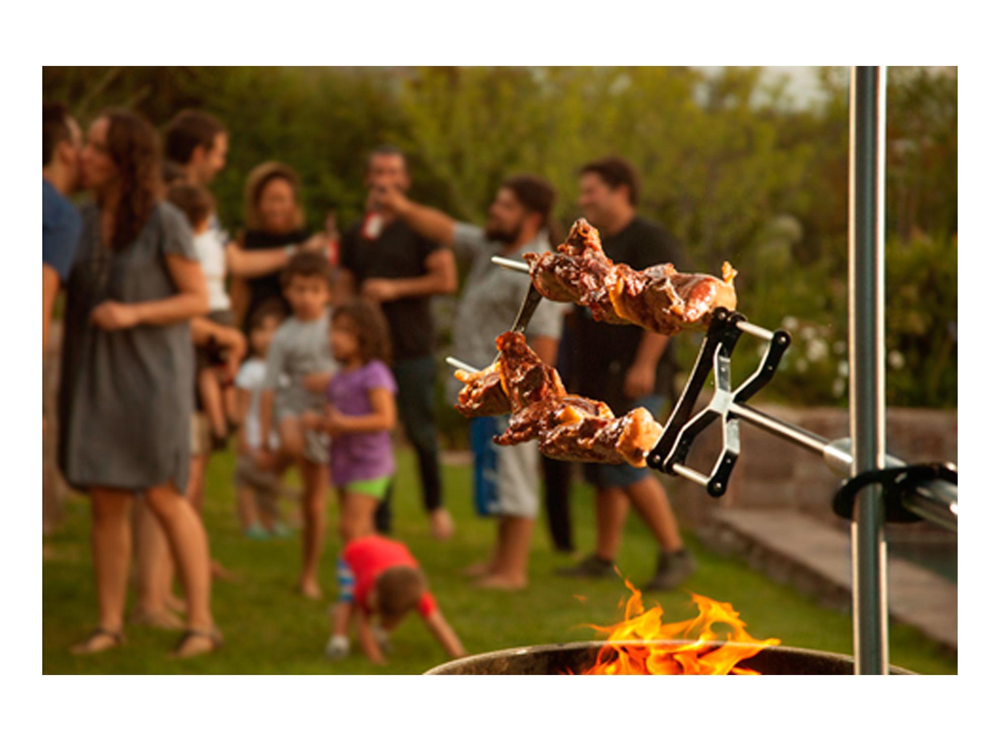 Accesorio doble vara Linox720 para asador Kanka-3