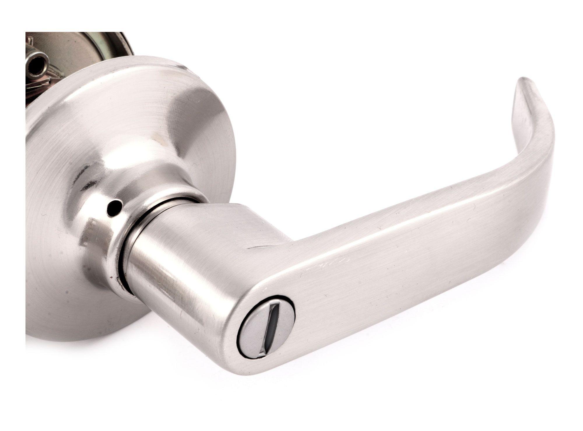 Cerradura tubular manilla baño plata Y815 Yale-4