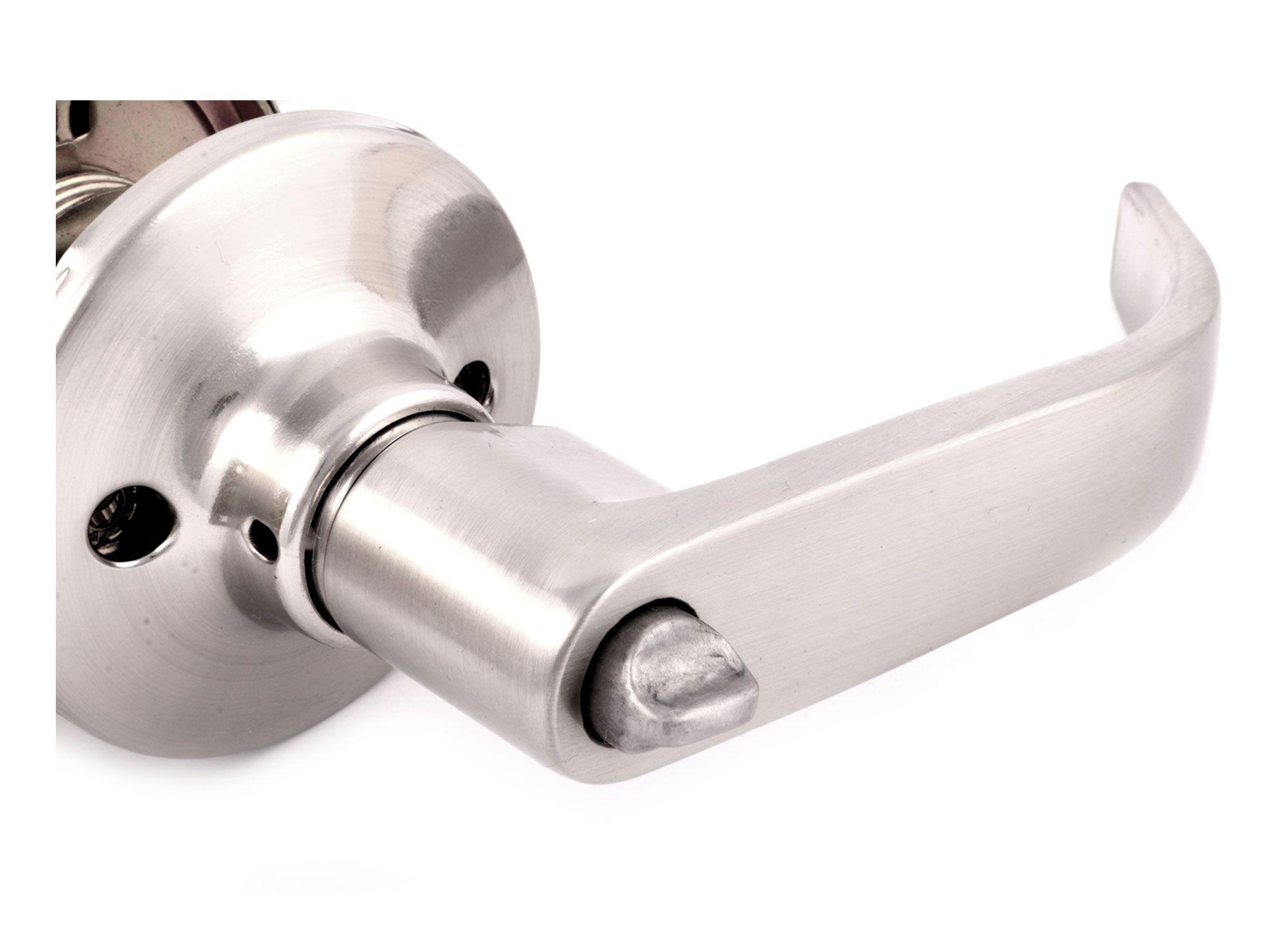 Cerradura tubular manilla baño plata Y815 Yale-5