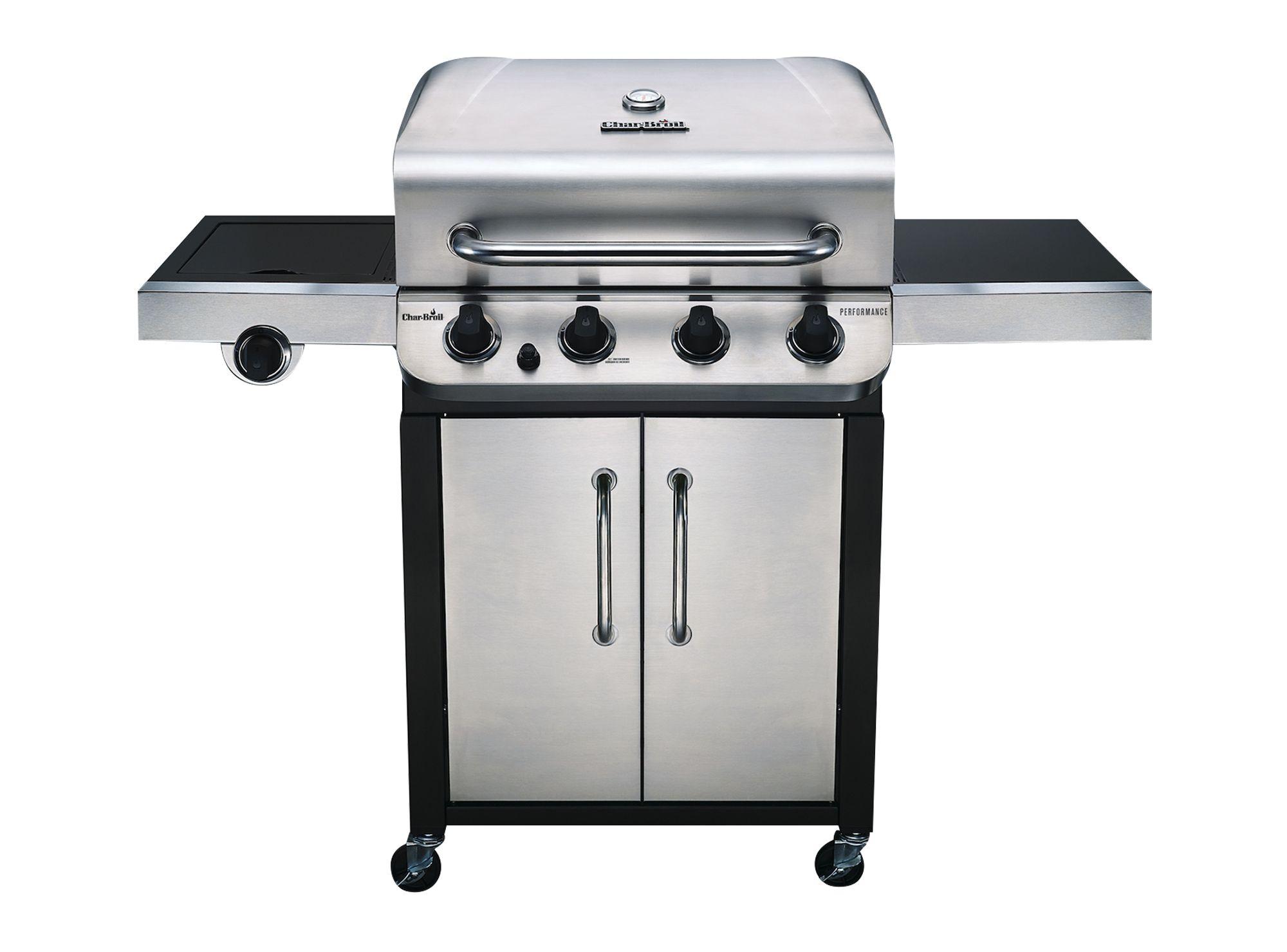 Parrilla a gas 4 quemadores + lateral Performance 475 Char Broil-0