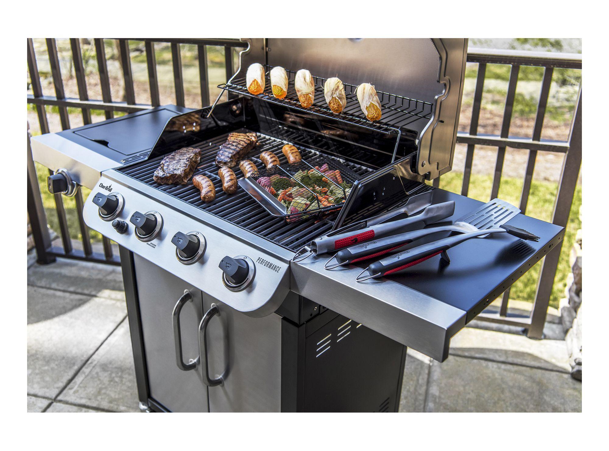 Parrilla a gas 4 quemadores + lateral Performance 475 Char Broil-3