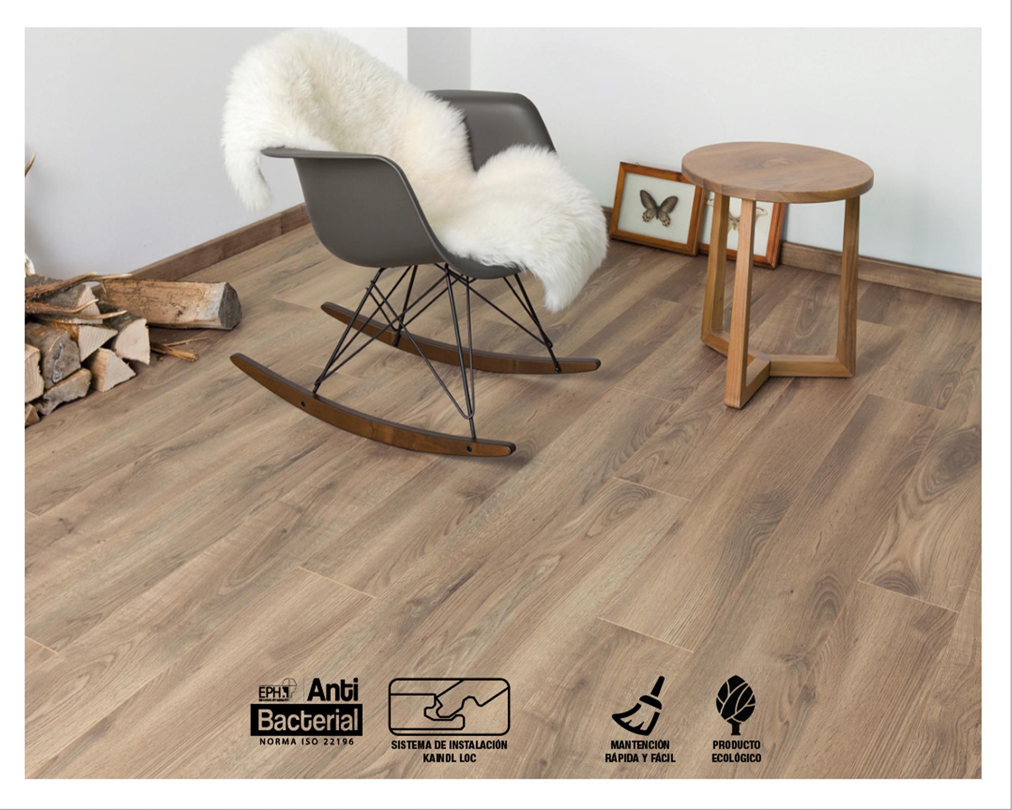 Piso flotante Classic touch roble marineo 7 mm 2.67 m2-3