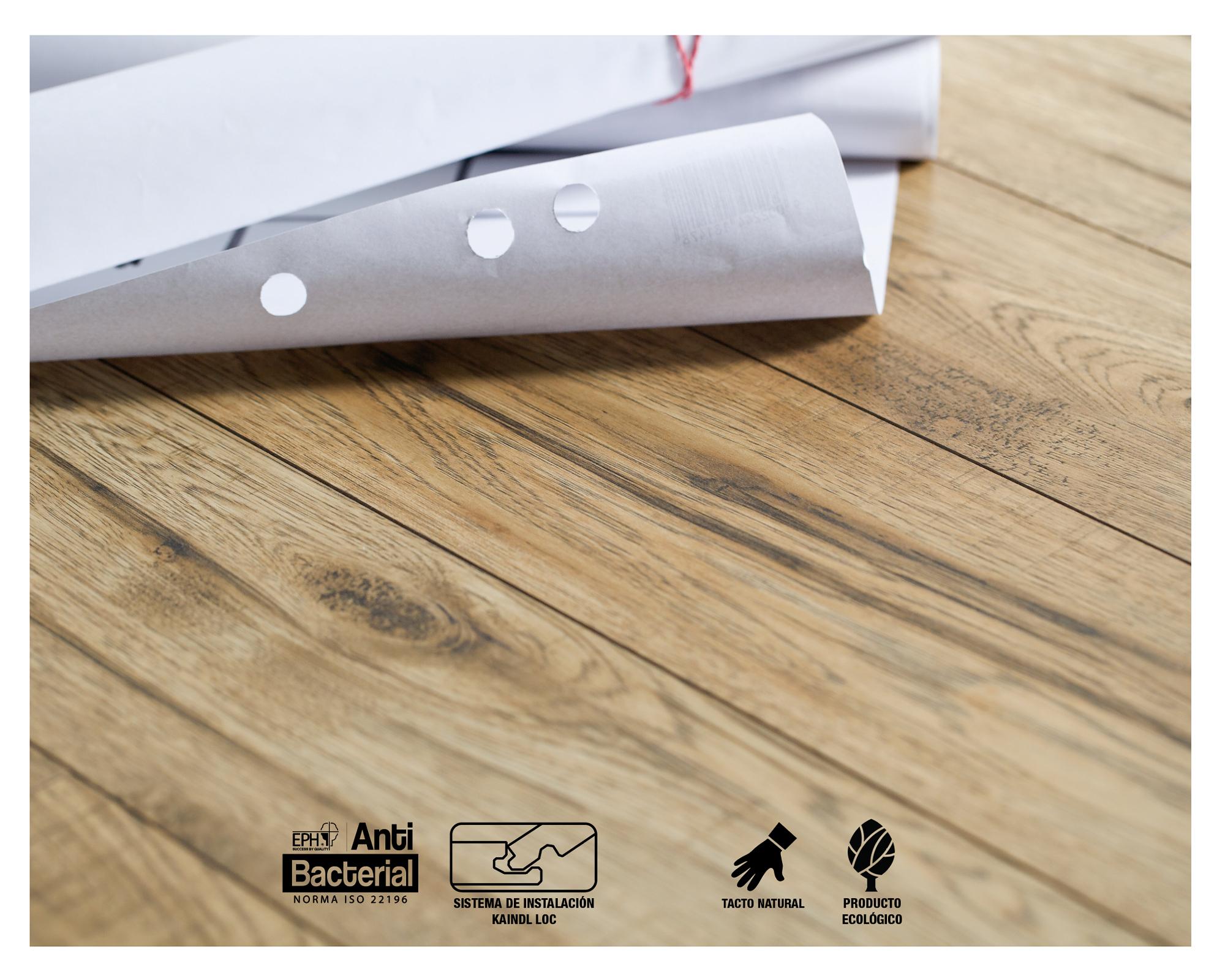 Piso flotante Natural Touch hickor kansa 10 mm 1.76 m2-5