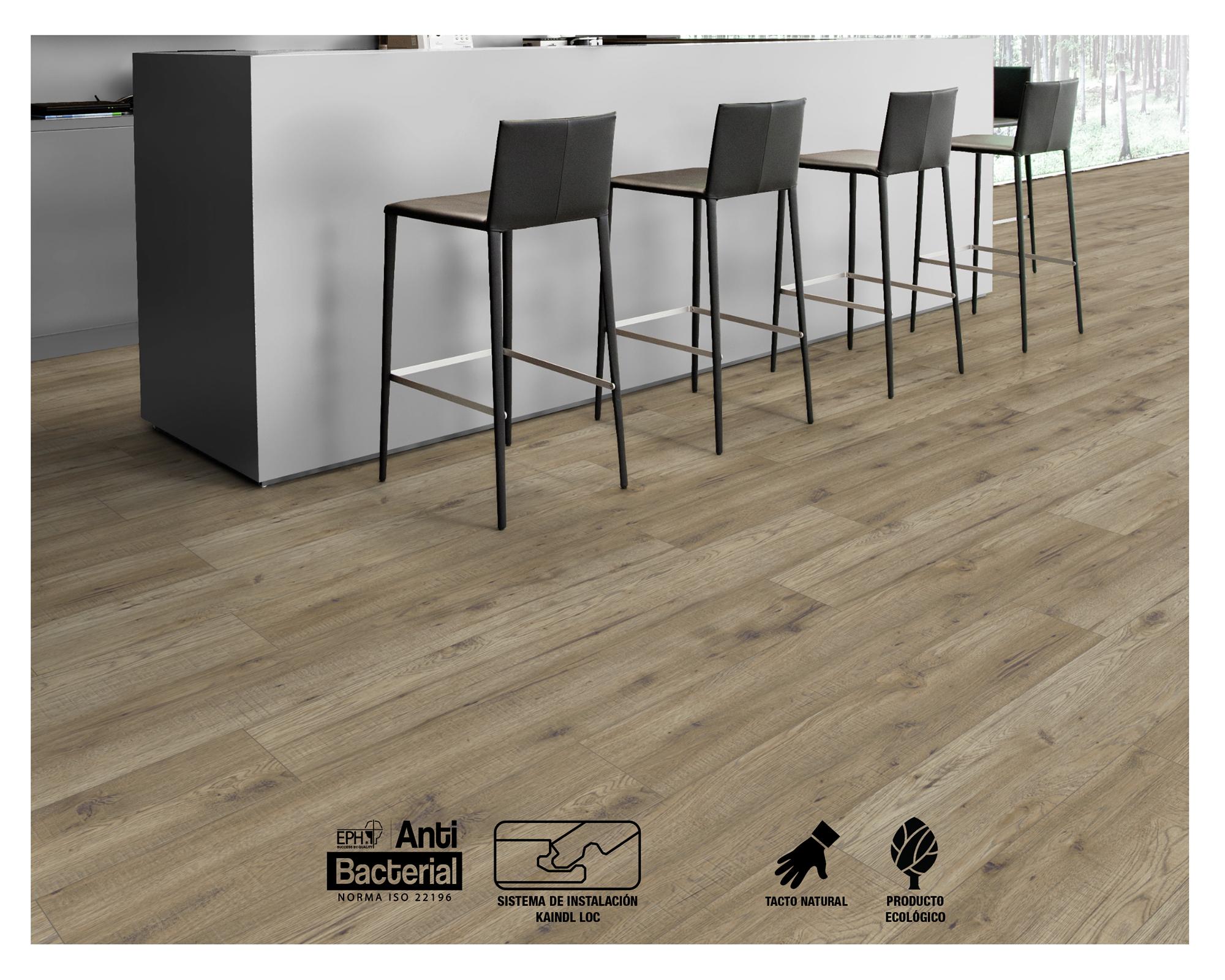 Piso flotante Natural Touch hickor kansa 10 mm 1.76 m2-3