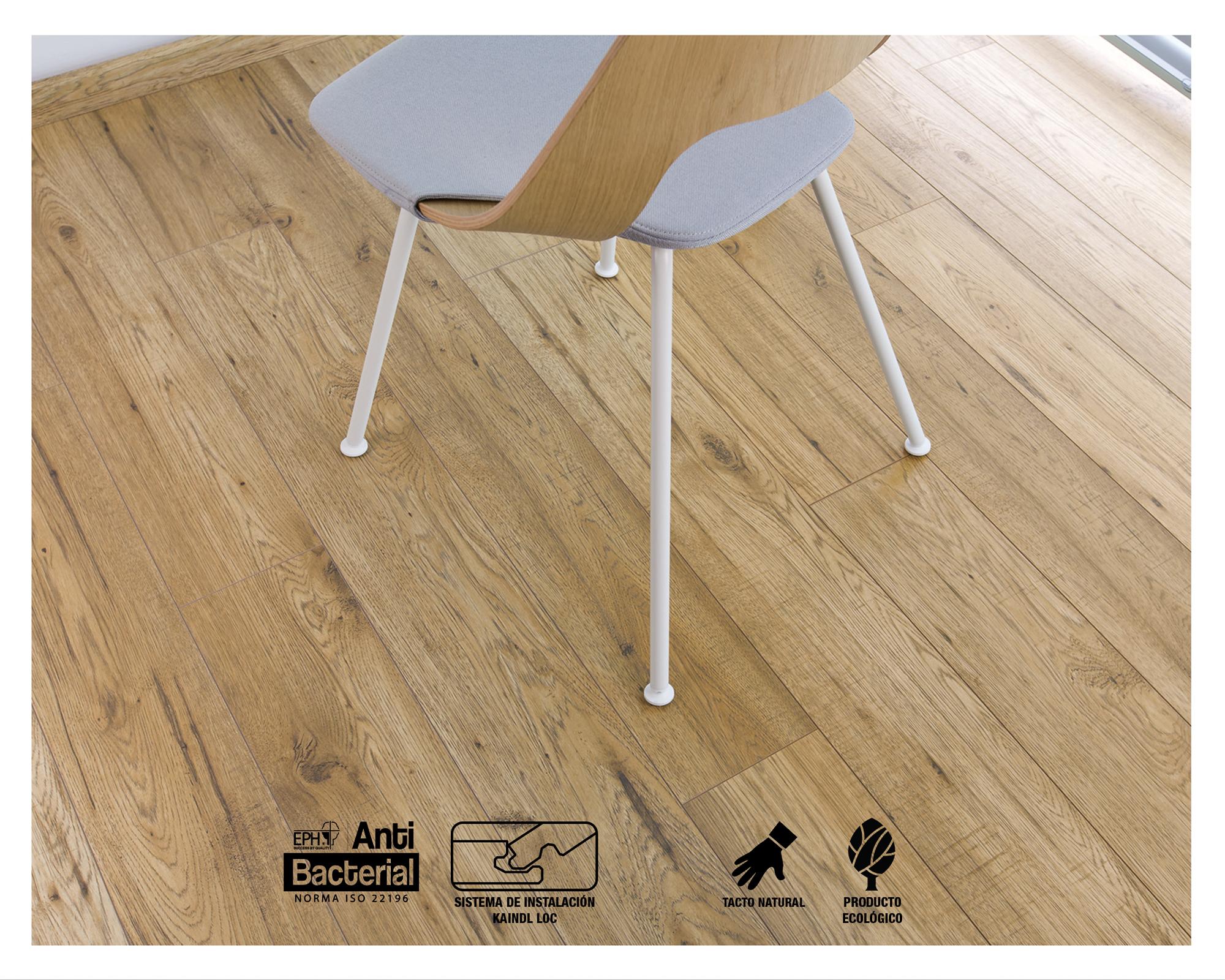 Piso flotante Natural Touch hickor kansa 10 mm 1.76 m2-4