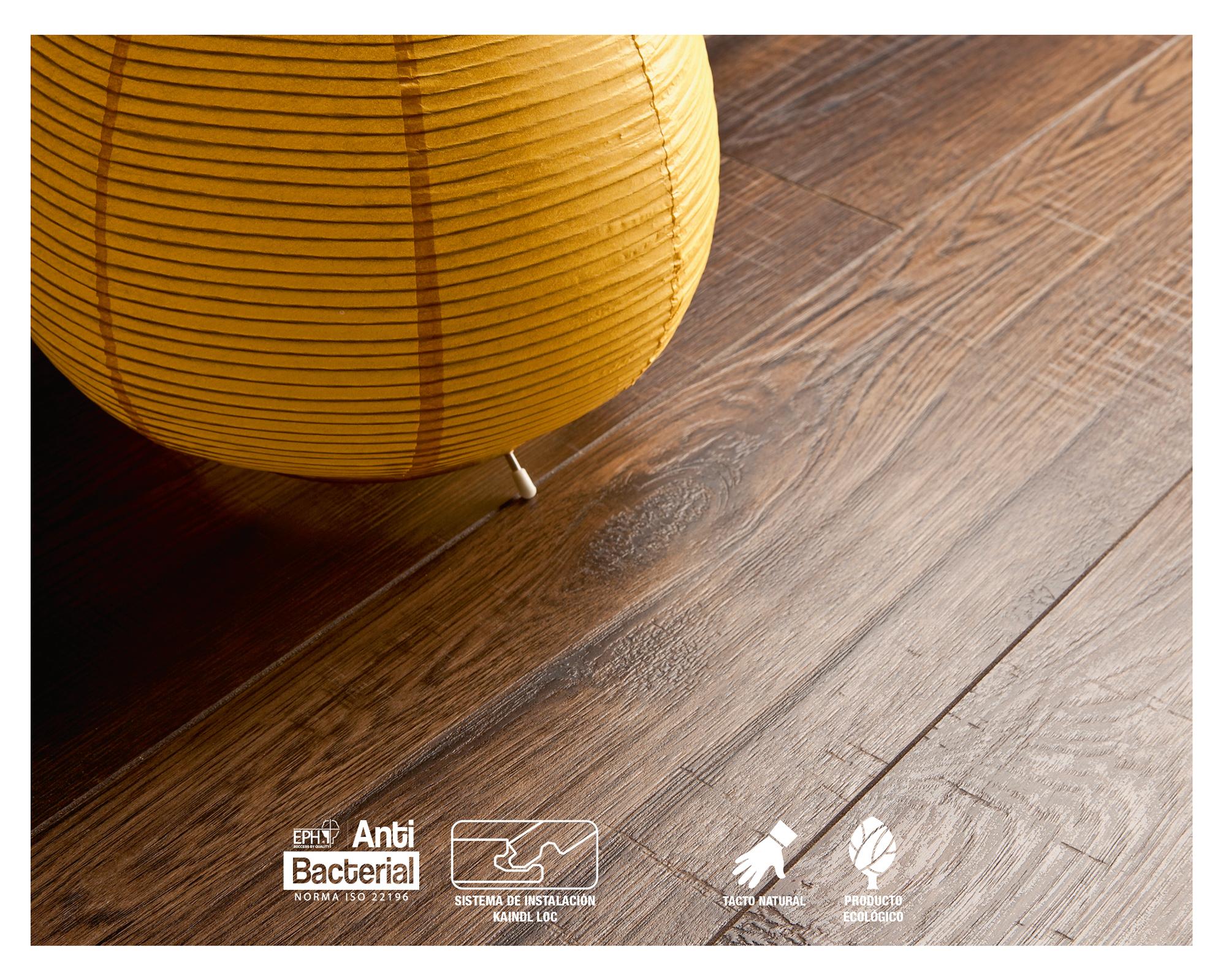 Piso flotante Natural touch hickory dark 10 mm 1.76 m2-5