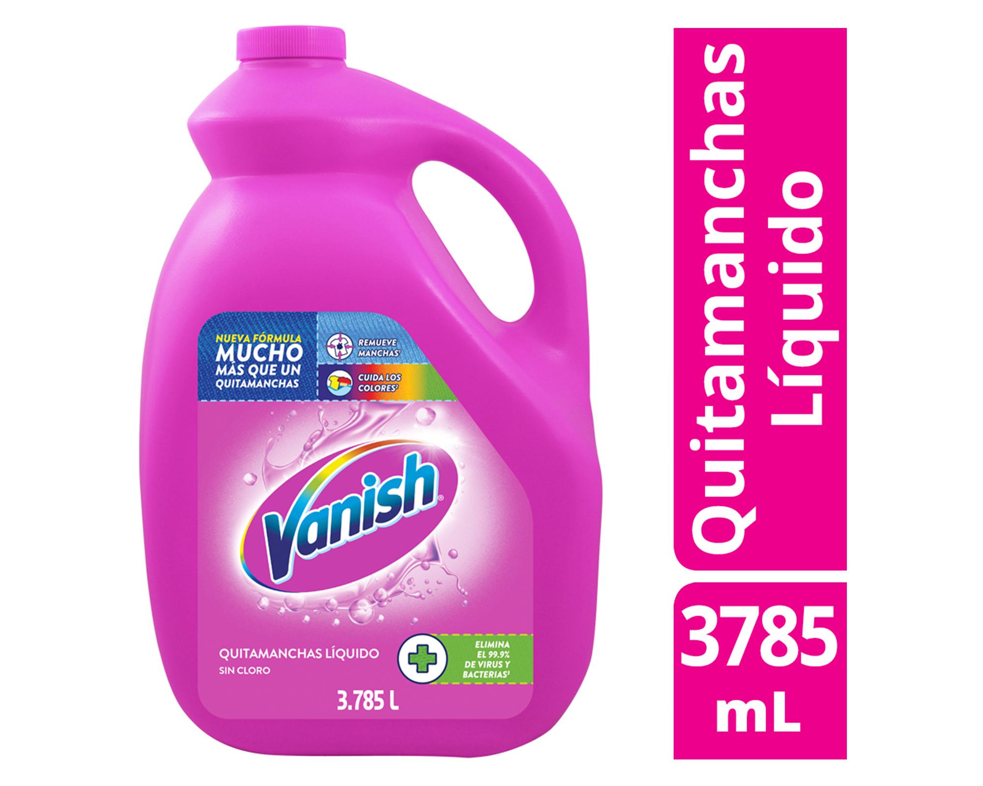 Quitamancha líquido 3785 ml con protector de color Vanish-0