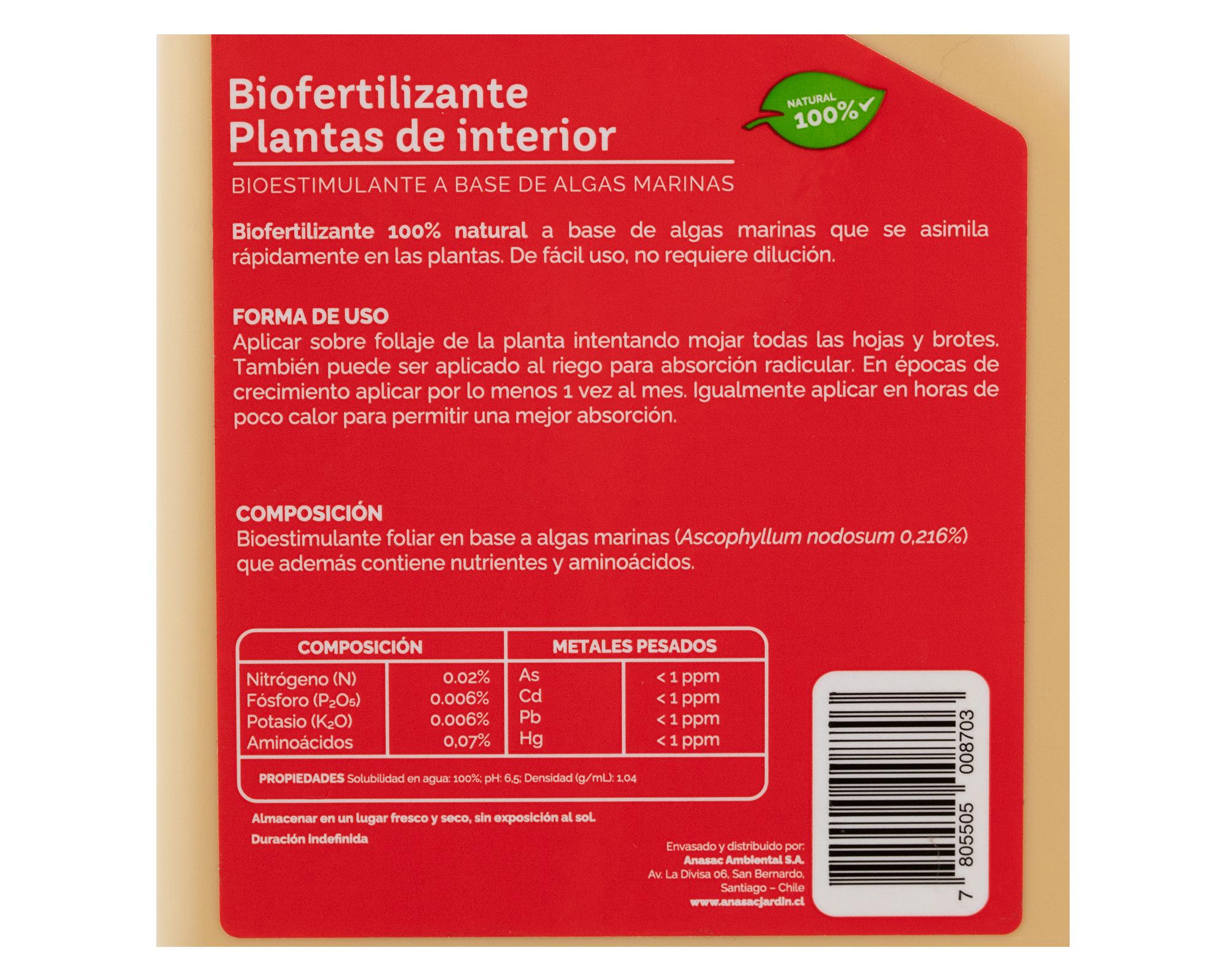Fertilizante Bio plantas interior eco 500 ml-2