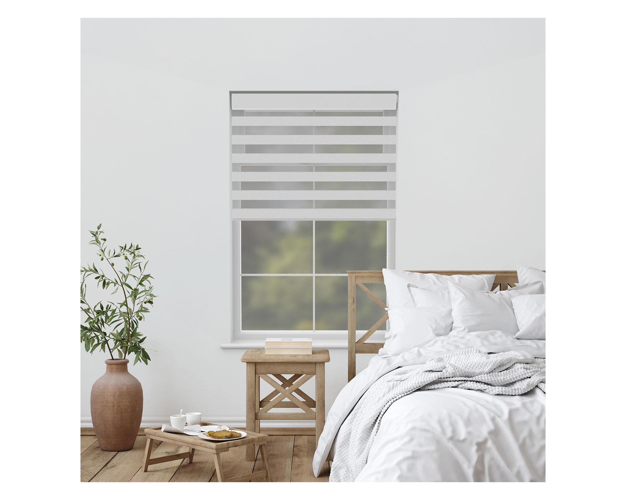 Cortina roller zebra 180x165 cm blanco-16