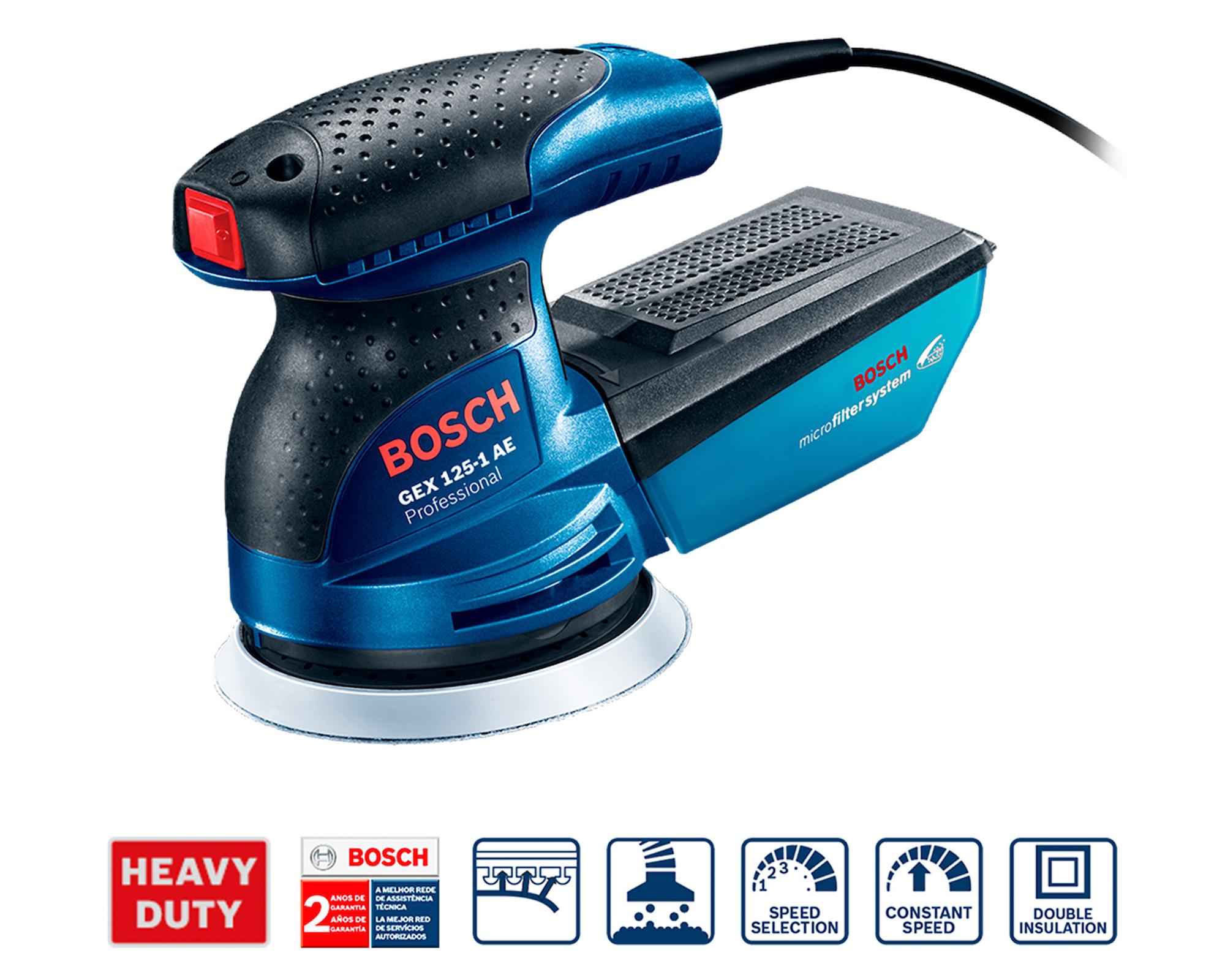 Lijadora excéntrica GEX 125-1 AE 220V 250W-2