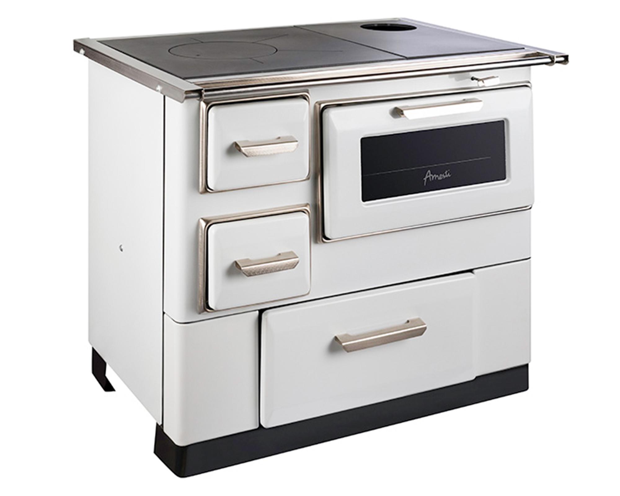 Cocina leña 9500W Angelina blanco-0