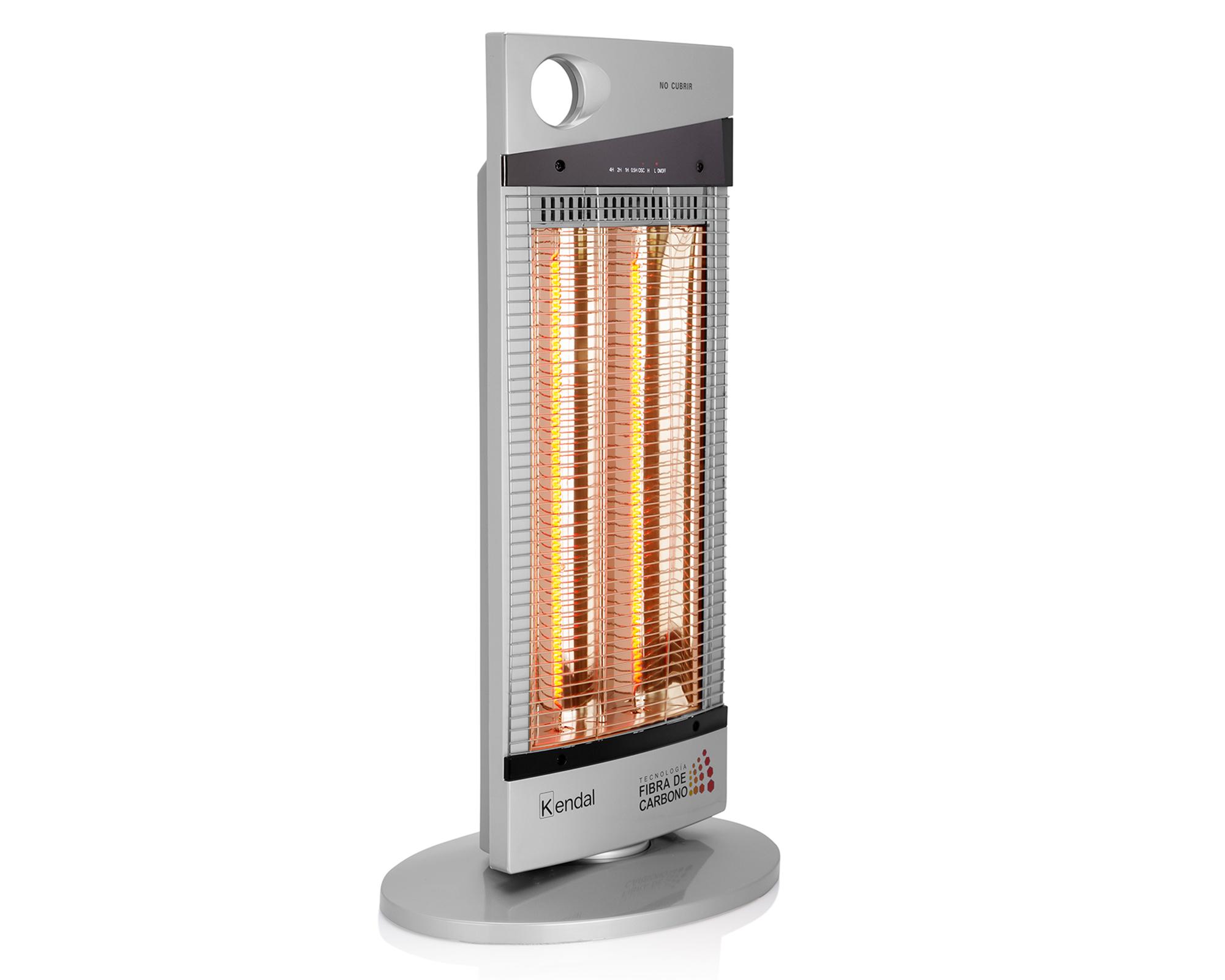 Estufa halógena 1000W Nsb-120k6 silver gris-1