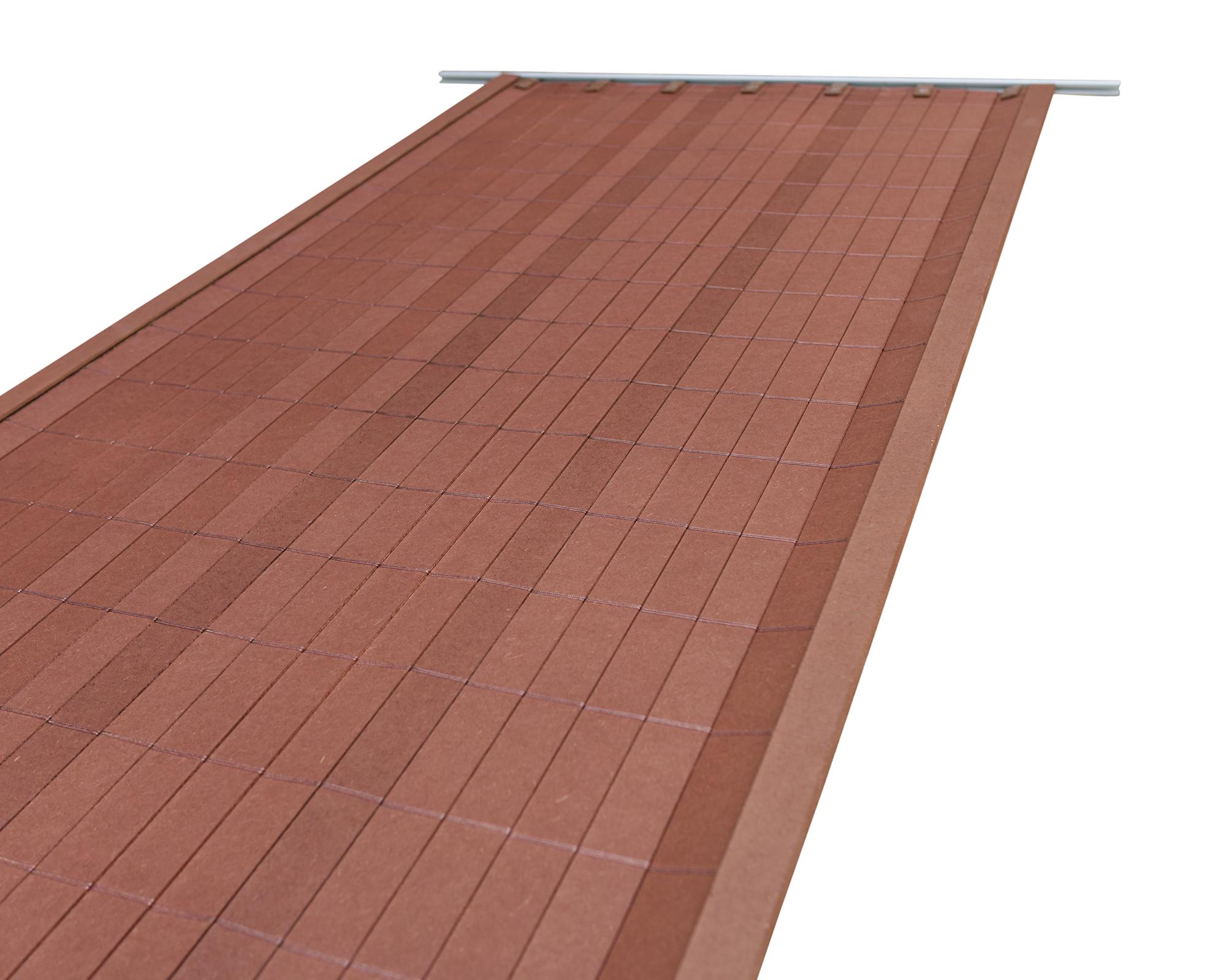 Puerta Plegable MDF Marrón 70x200 cm Termosole.-3