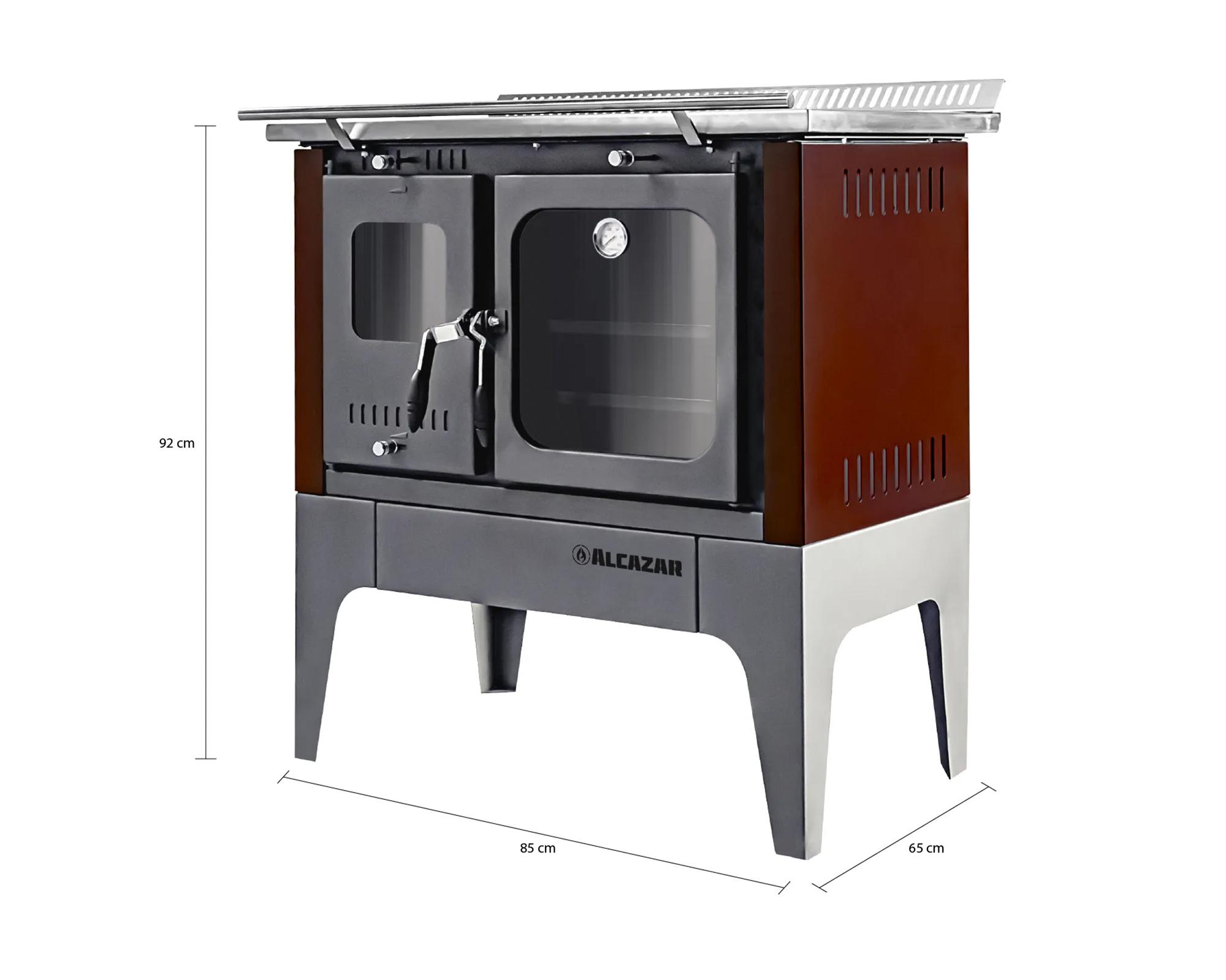 Cocina a leña S-800 Alcazar-2