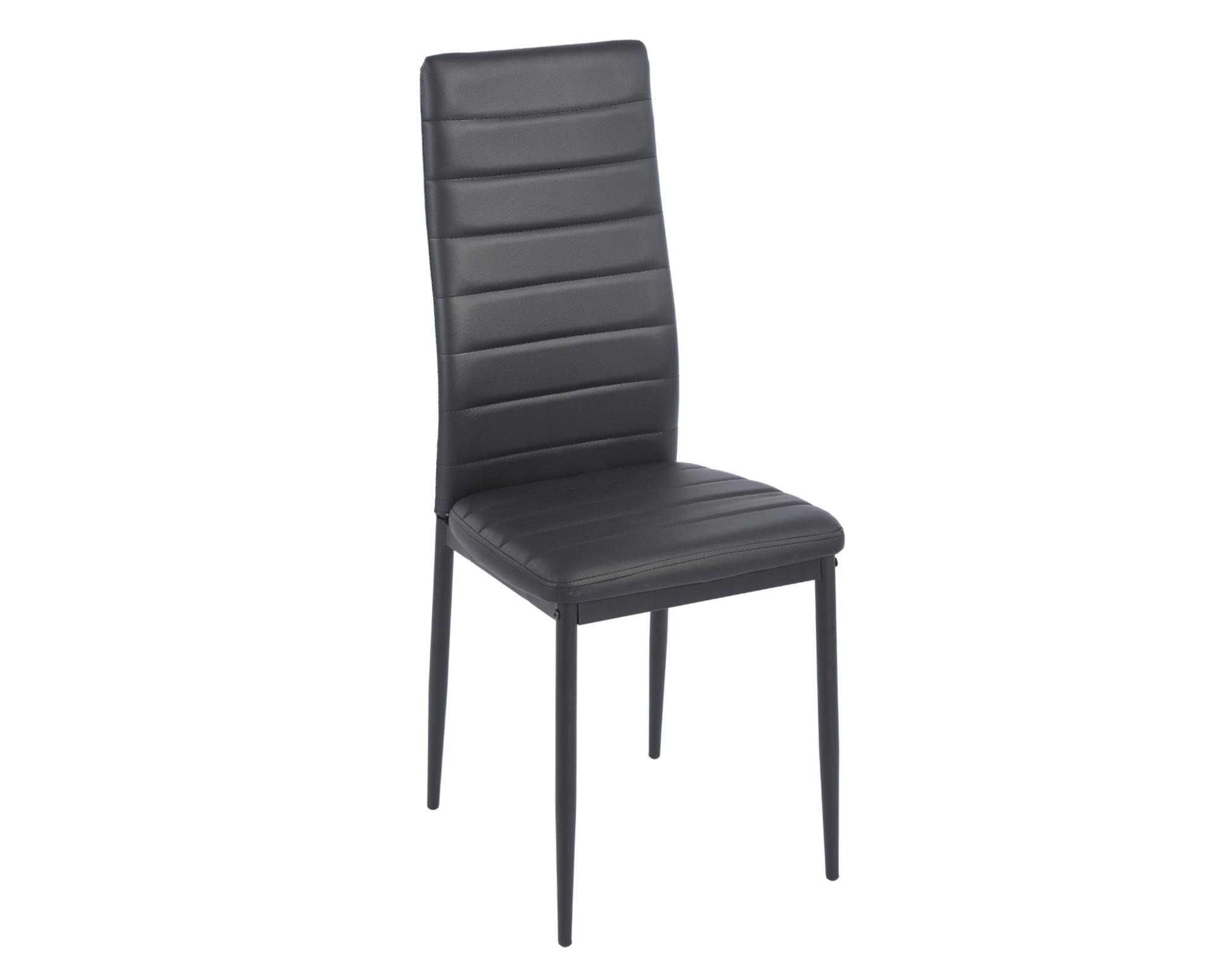 Comedor 4 sillas vidrio negro-2