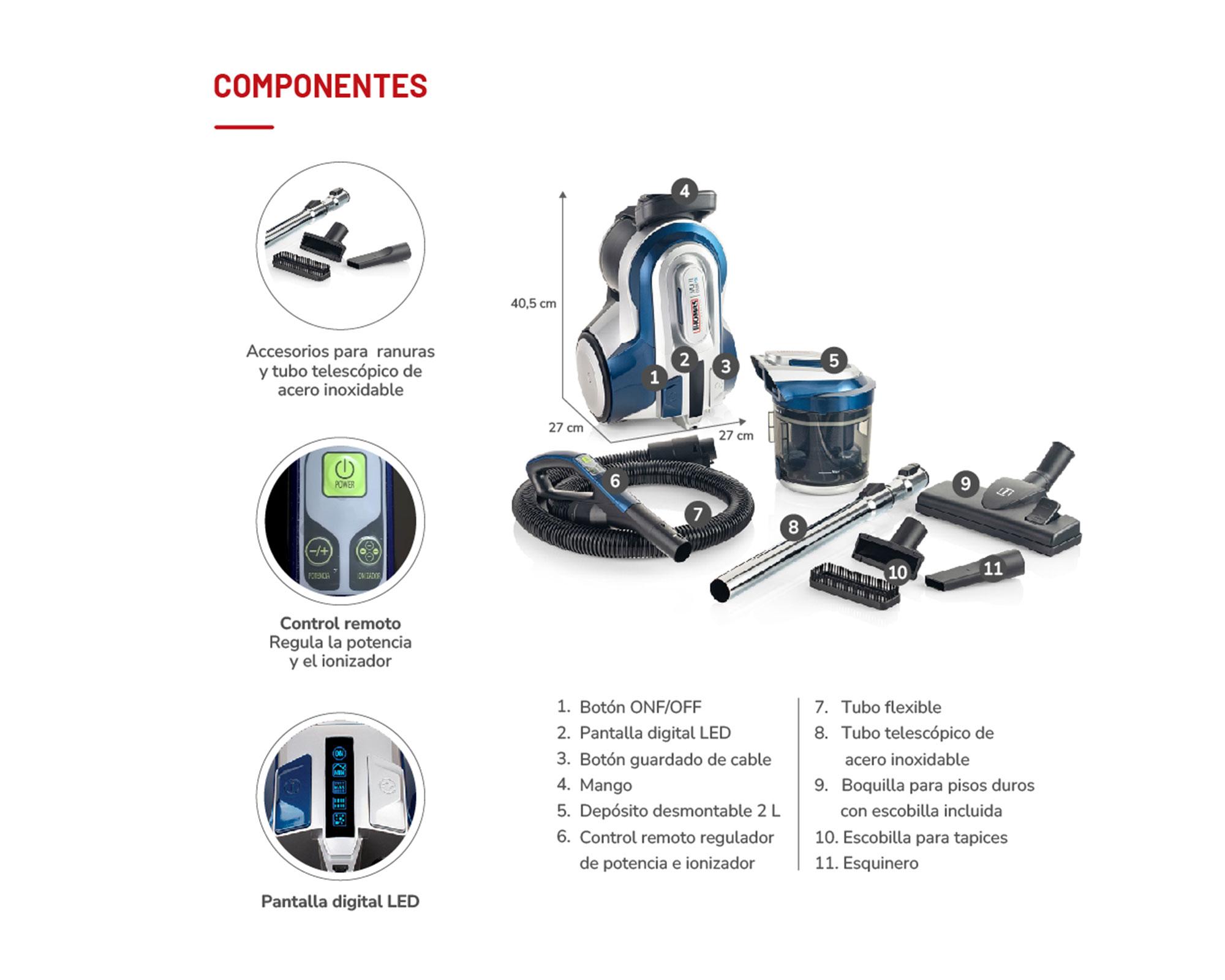 Aspiradora ciclónica TH-2206BL-5