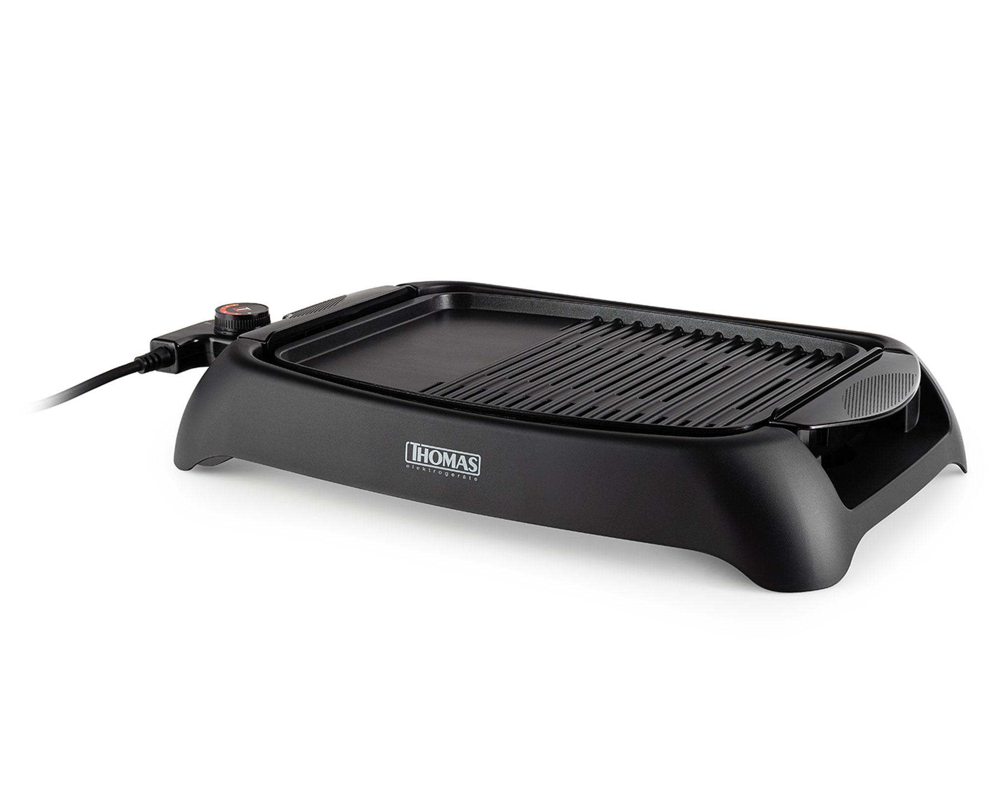 Parrilla eléctrica 1000W TH-180 negro Thomas-0