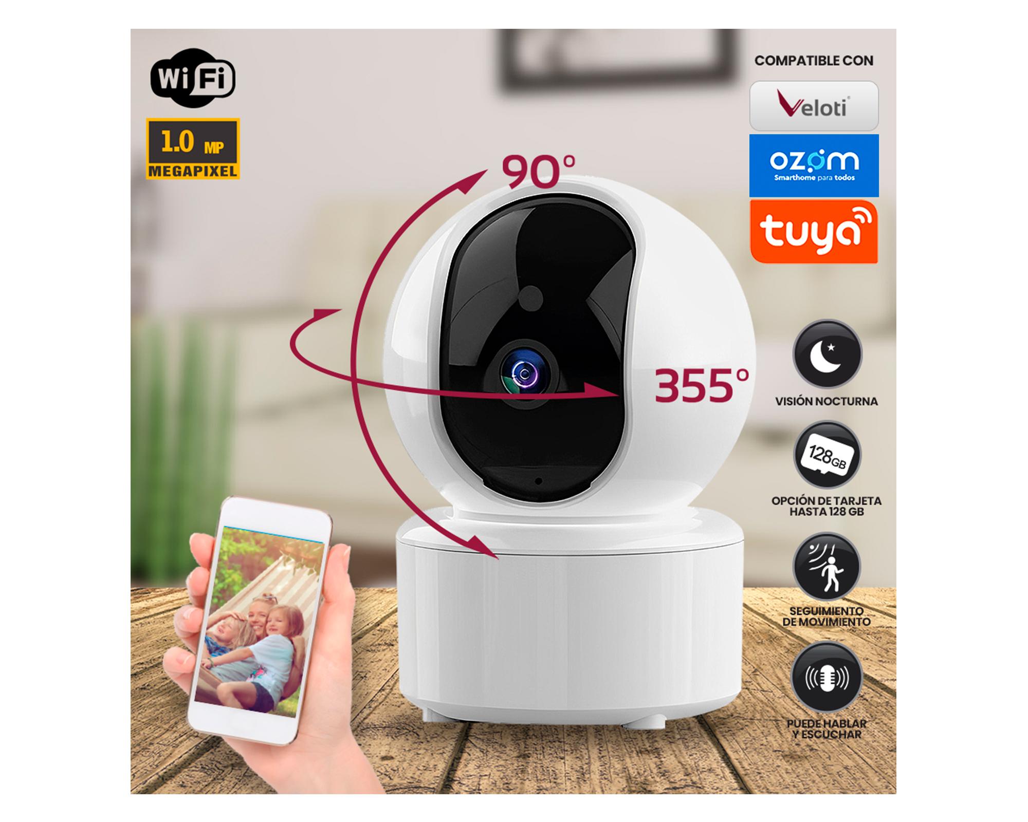 Cámara smart HD WIFI blanco Veloti-3