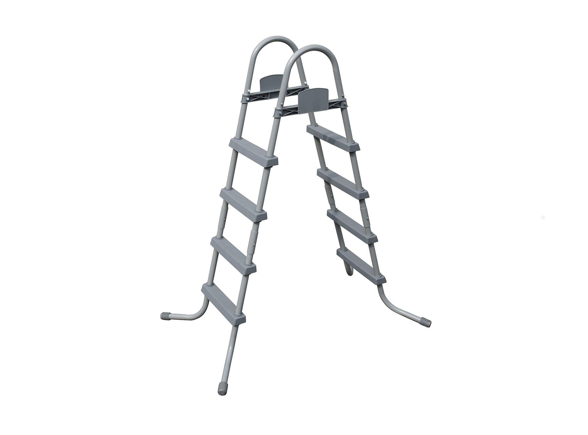 Escalera para piscina 122 cm 4 peldaños Bestway-0