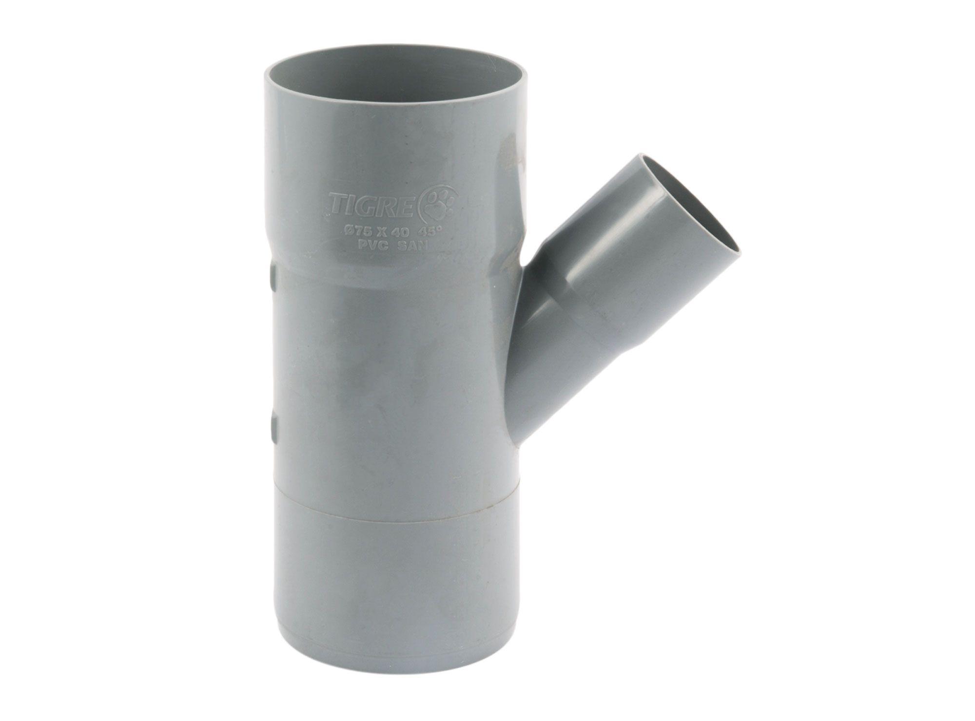 Vee PVC sanitario 75x40 mm Tigre-0