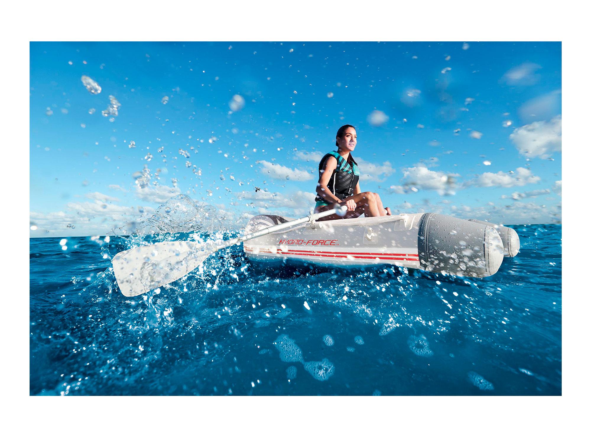 Bote 2 personas hydro-force 230x130x33cm caspian gris Bestway-3