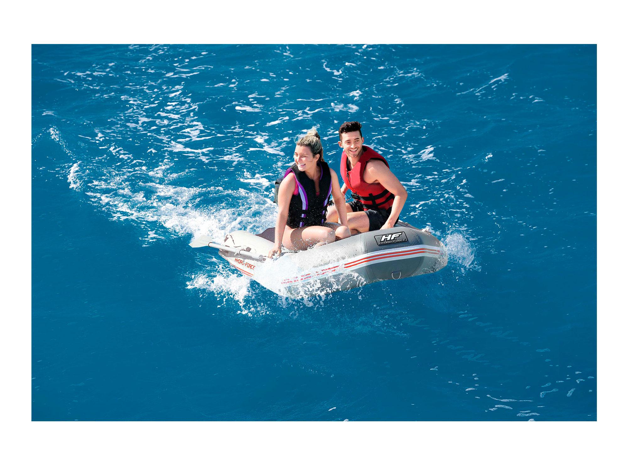 Bote 2 personas hydro-force 230x130x33cm caspian gris Bestway-2