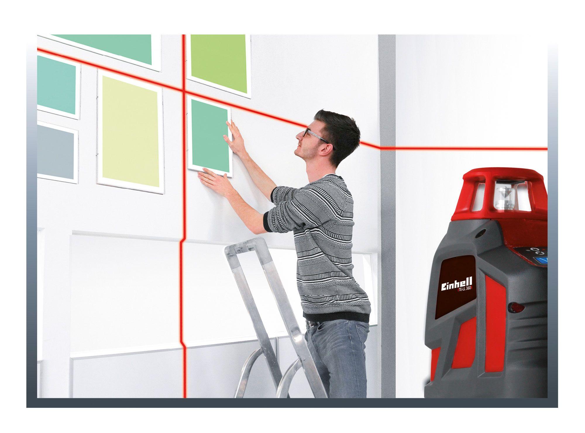 Nivel láser rotativo líneas cruzadas TE-LL360 Einhell-2