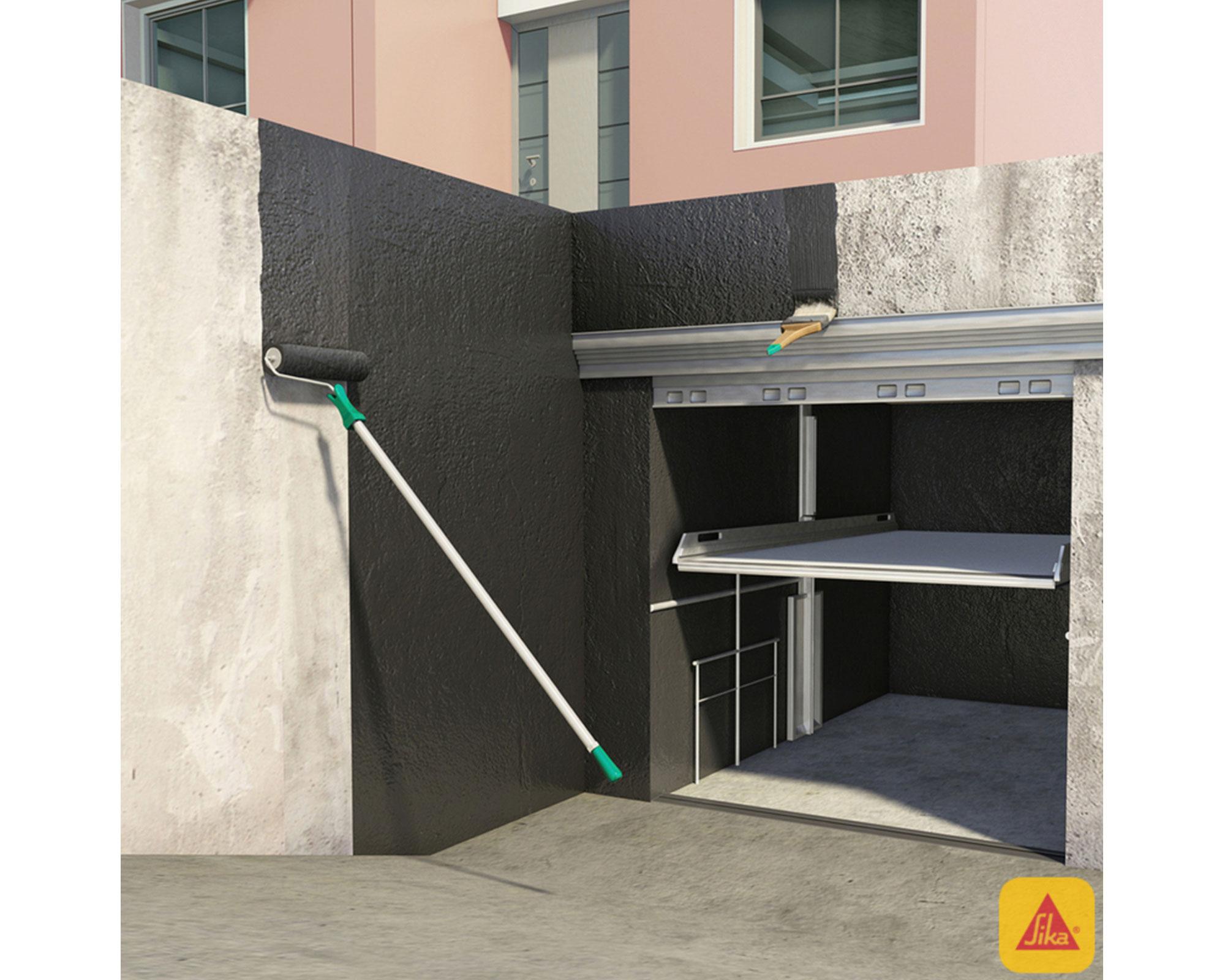Pintura impermeabilizante 16 lts igol denso Sika-2