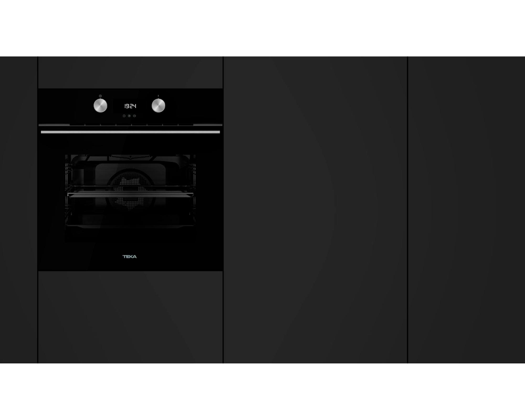 Horno eléctrico empotrado convector HLB-8300 BK negro 64 lt-5