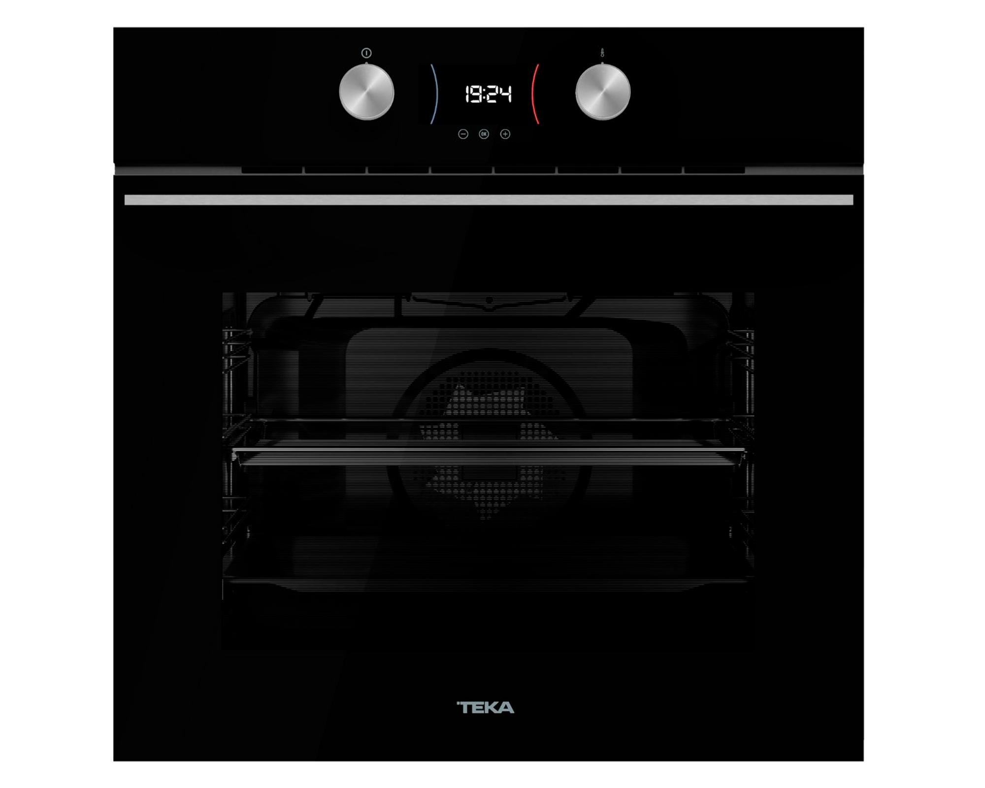 Horno eléctrico empotrado convector HLB-8300 BK negro 64 lt-0