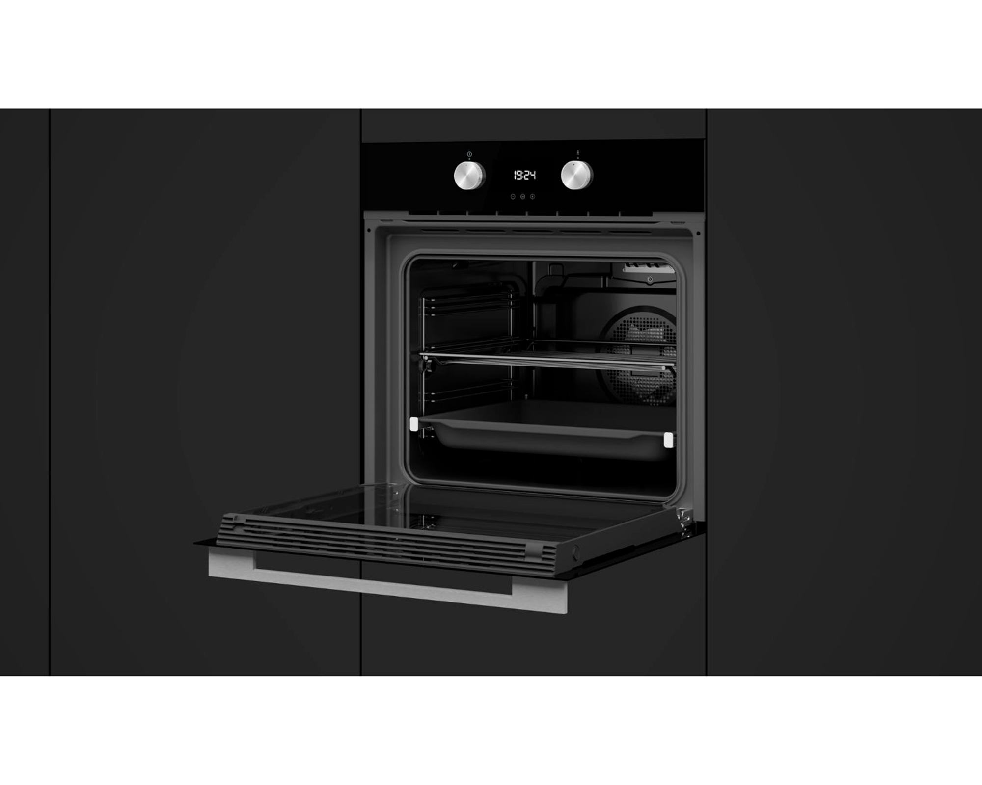 Horno eléctrico empotrado convector HLB-8300 BK negro 64 lt-6