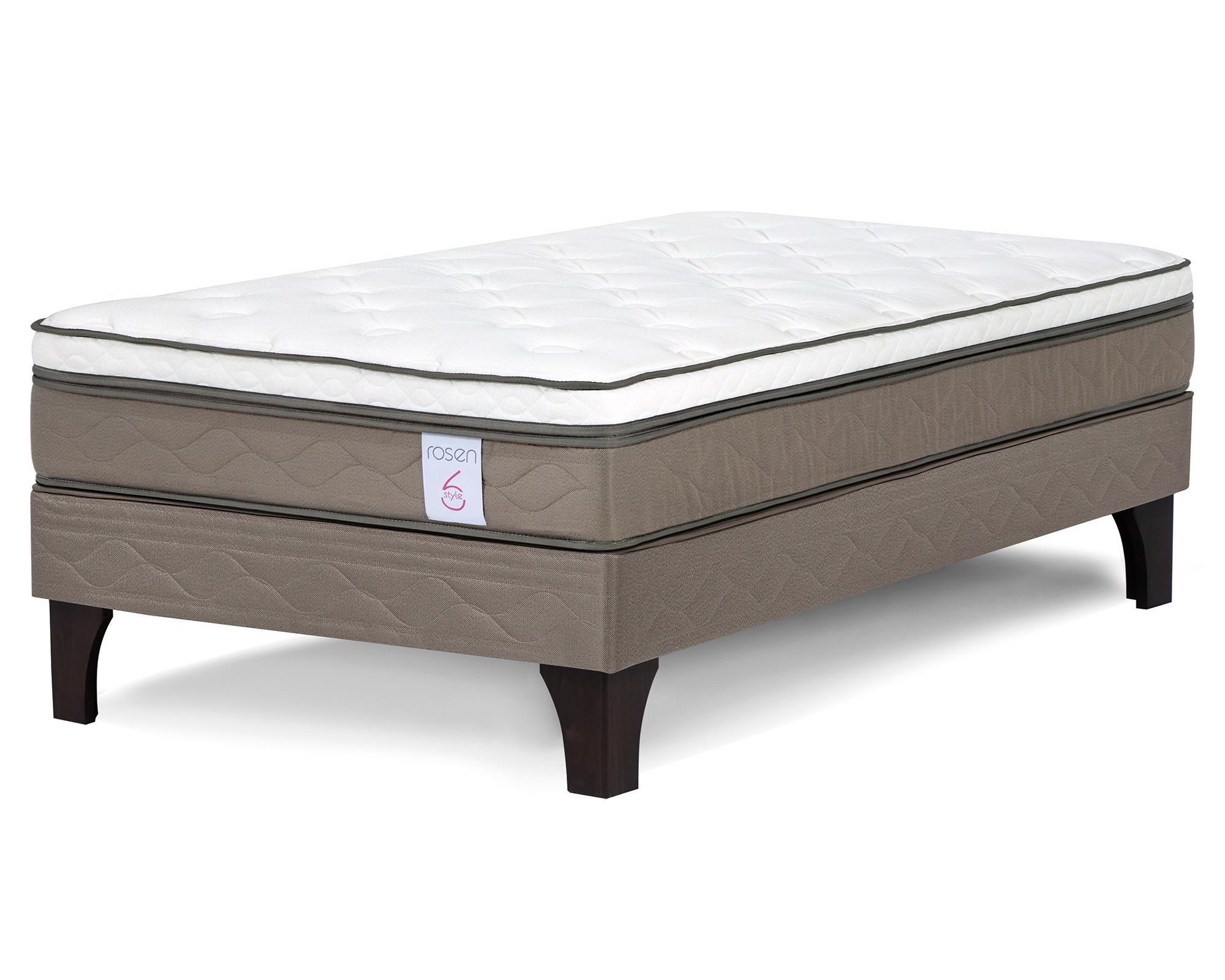 Cama europea 1.5 plazas New style 6 Rosen-1