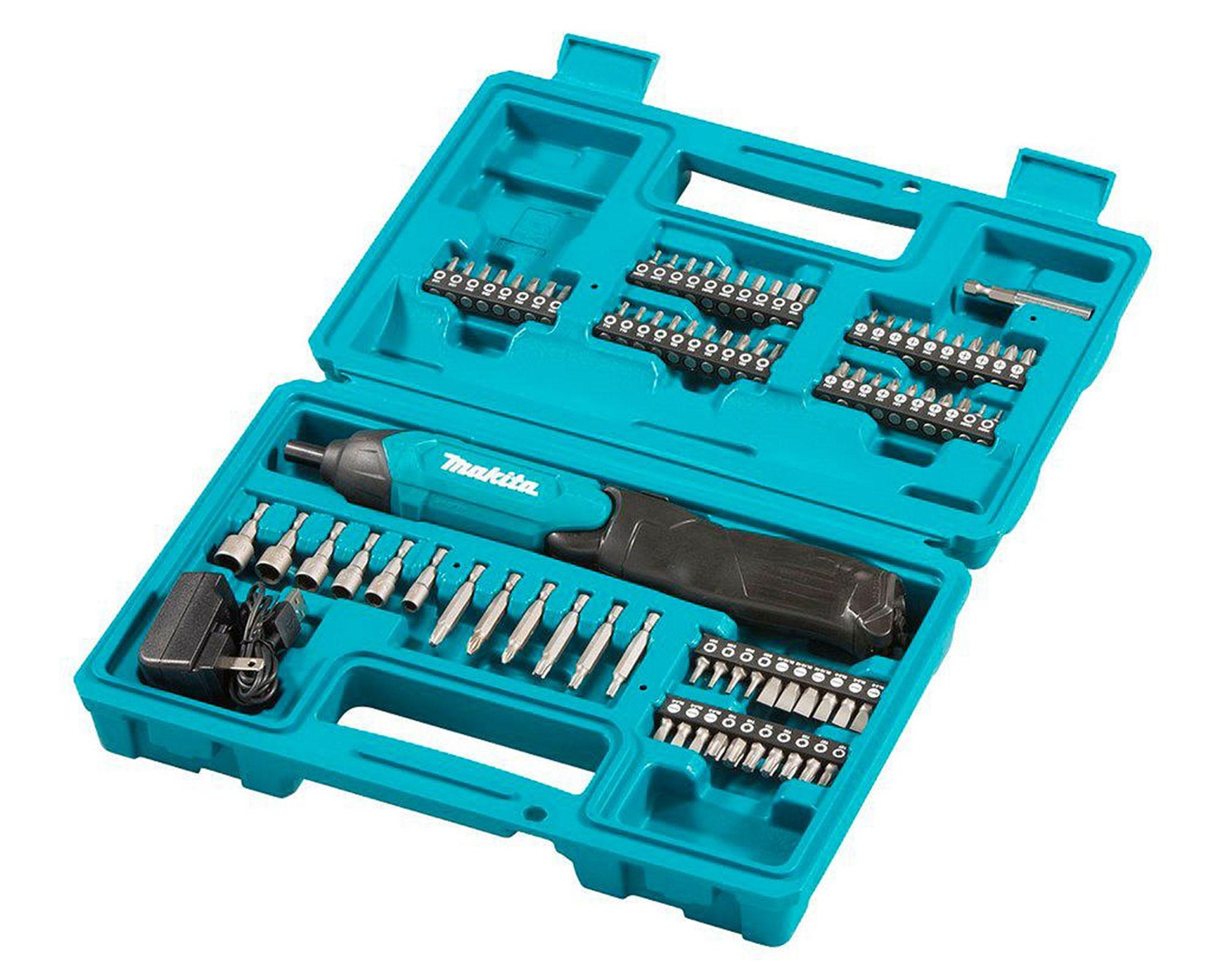 Atornillador inalámbrico 3.6V DF001DW + 81 accesorios Makita-9