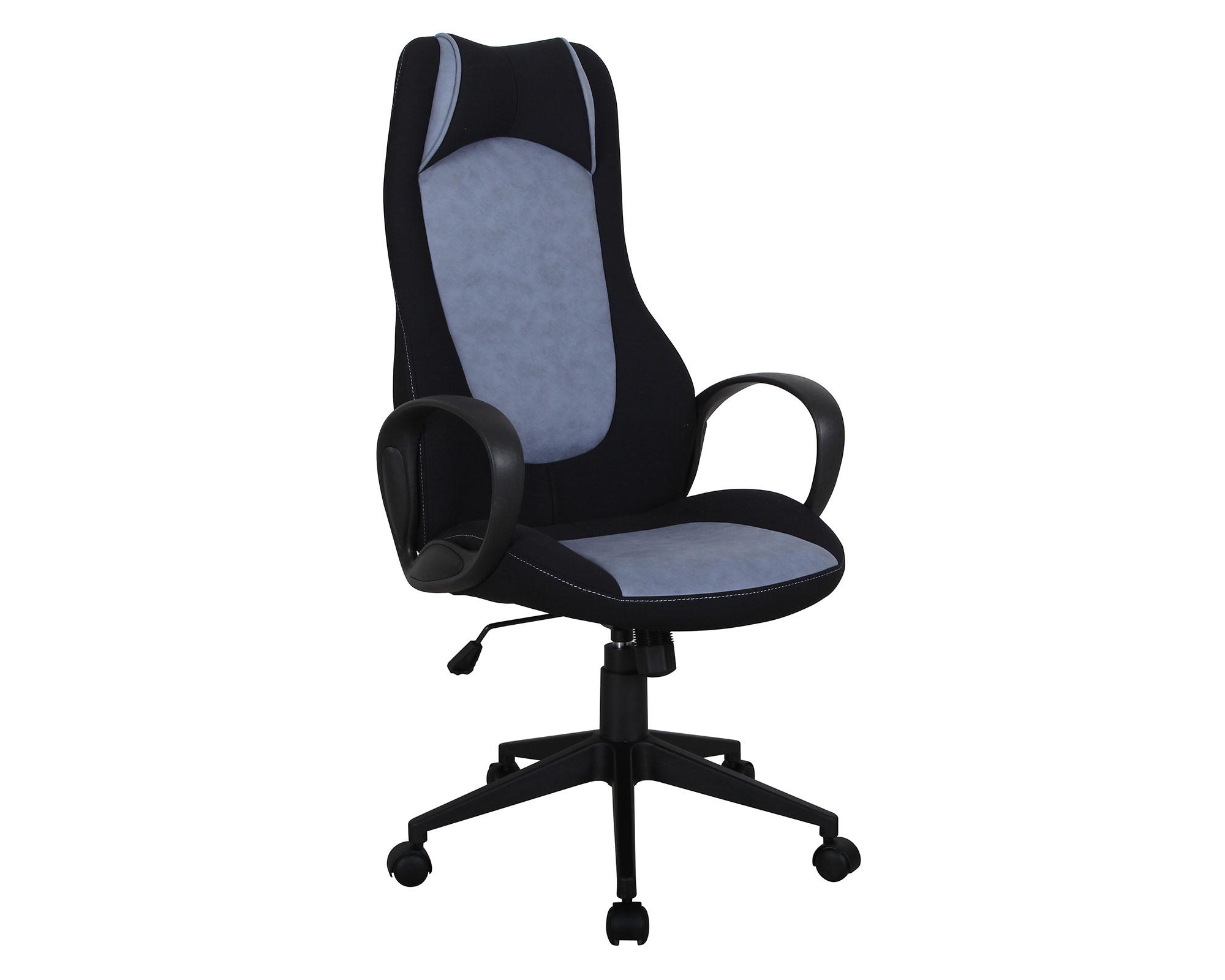Silla de escritorio ejecutiva 8080 gris/negro M+Design-1
