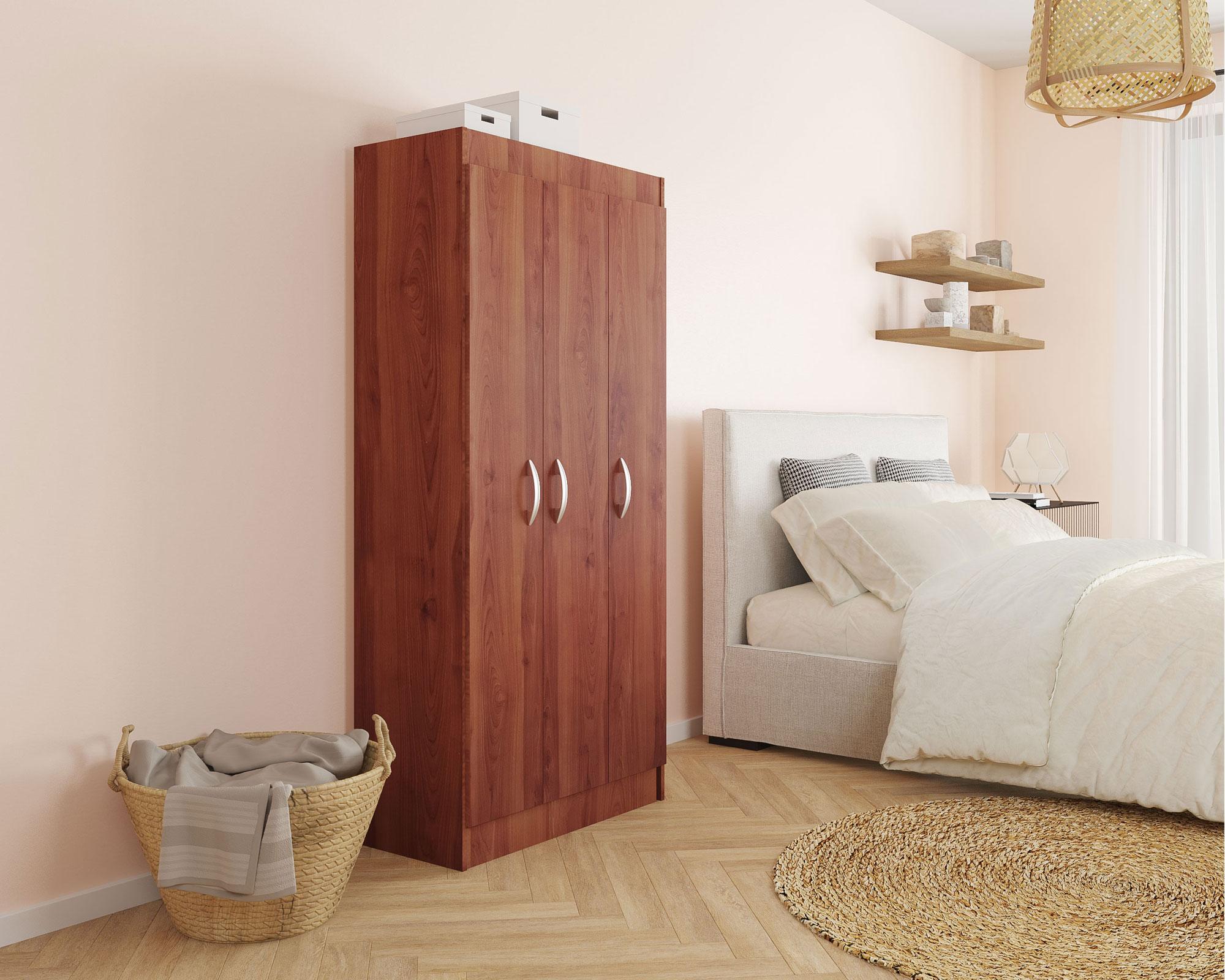 Clóset 3 puertas Pasco cerezo Cic-4