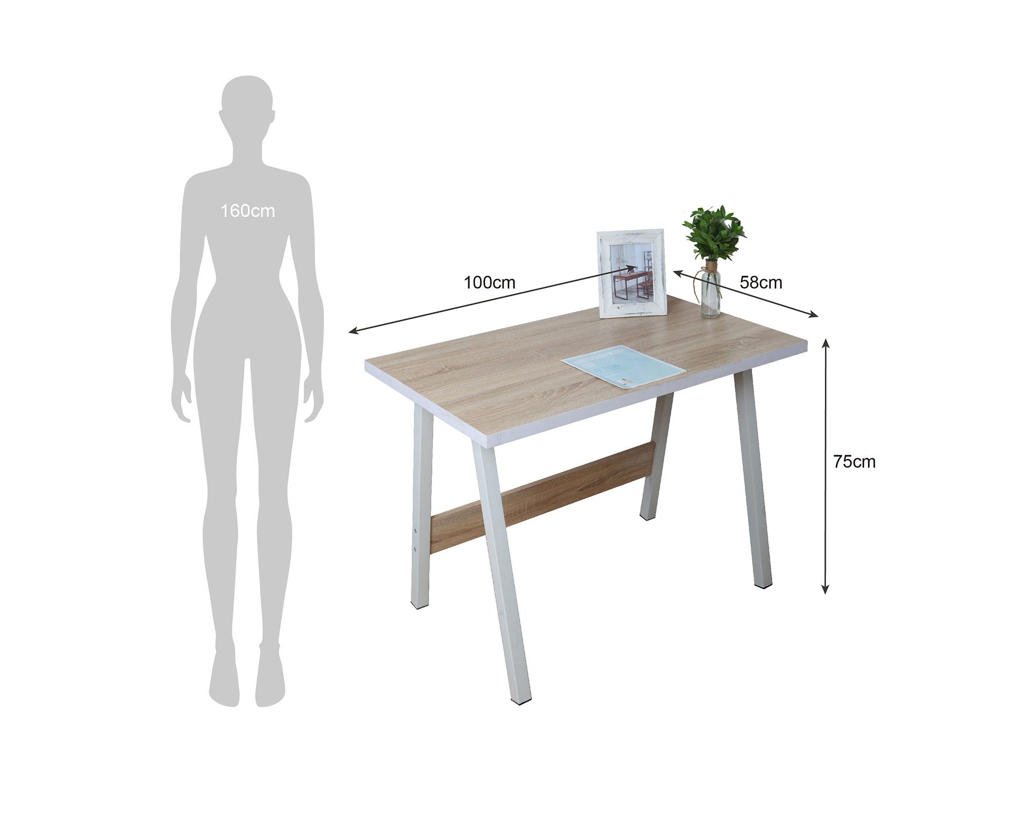 Escritorio Eve blanco/natural M+Design-9