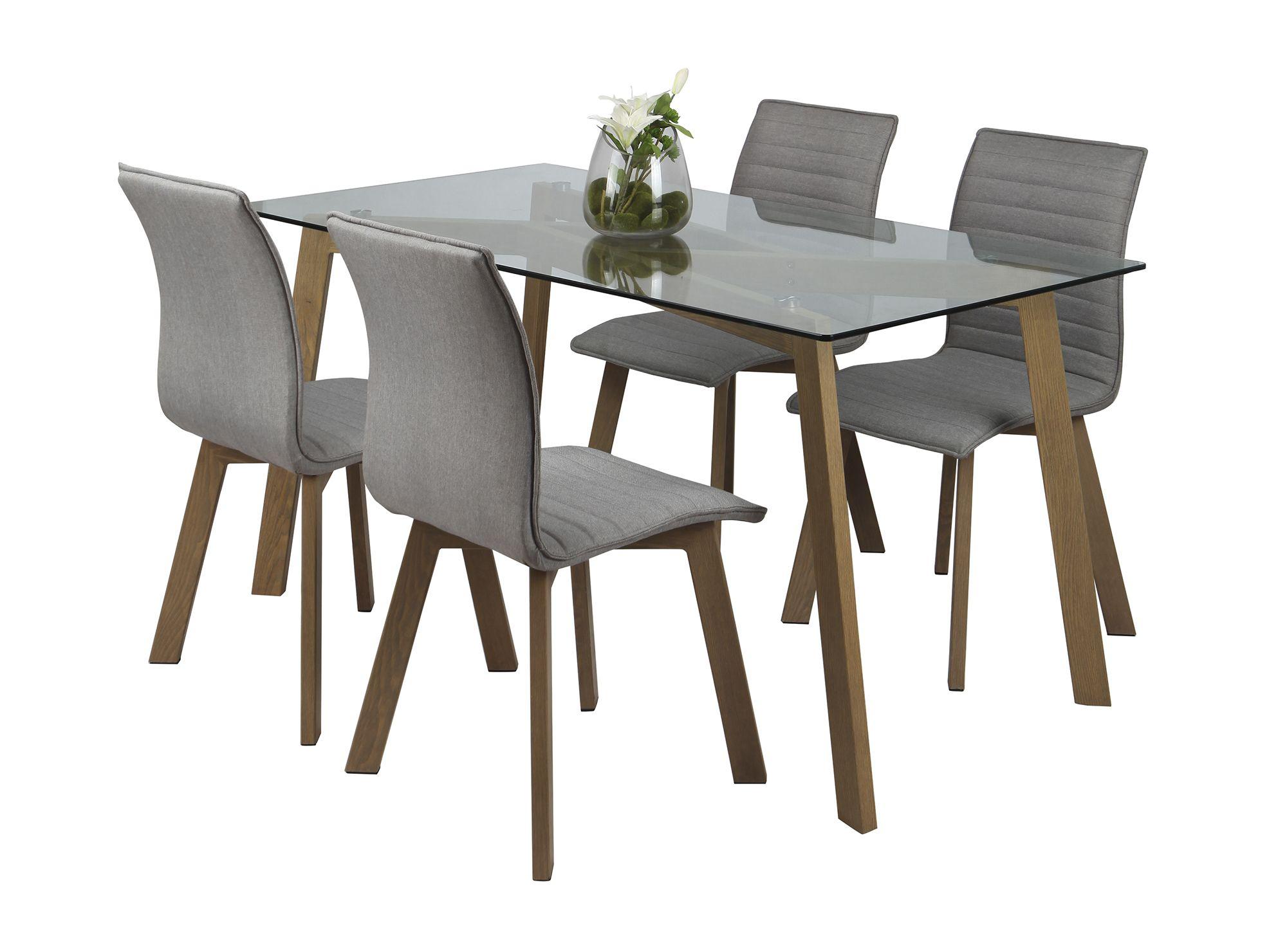 Comedor 4 sillas Domi gris M+Design-0