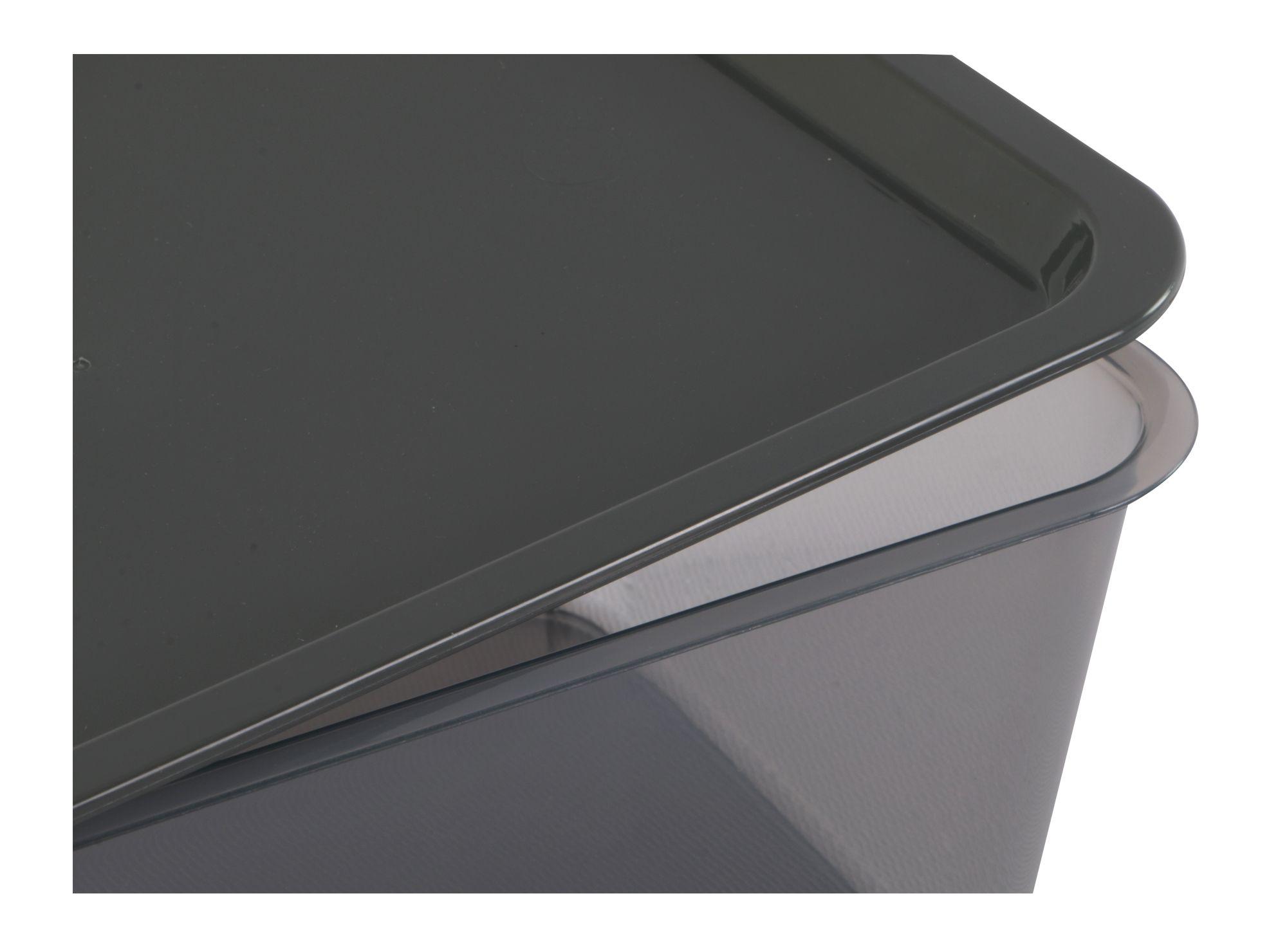 Caja organizadora gris plástica 6 lt-2