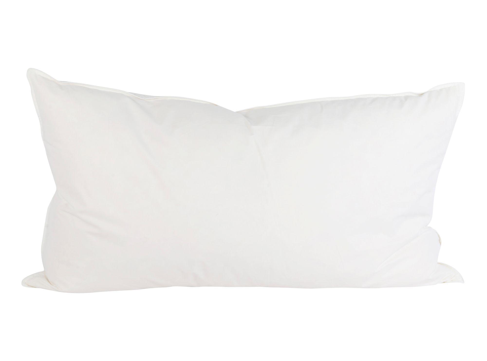 Almohada plumas 90x50 cm Premium blanco Cotidiana-0