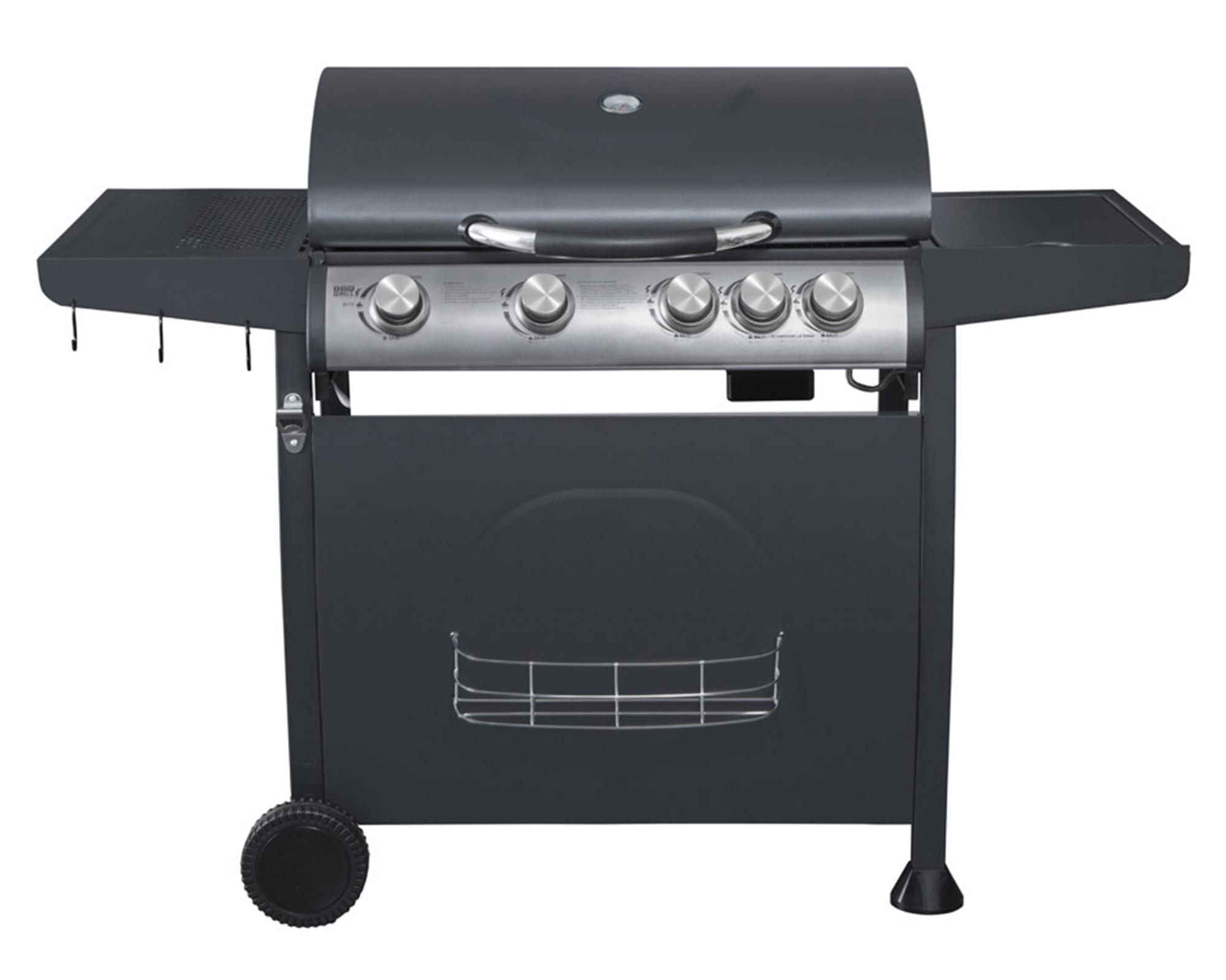 Parrilla a gas 4 quemadores + lateral Indiana BBQ Grill-8