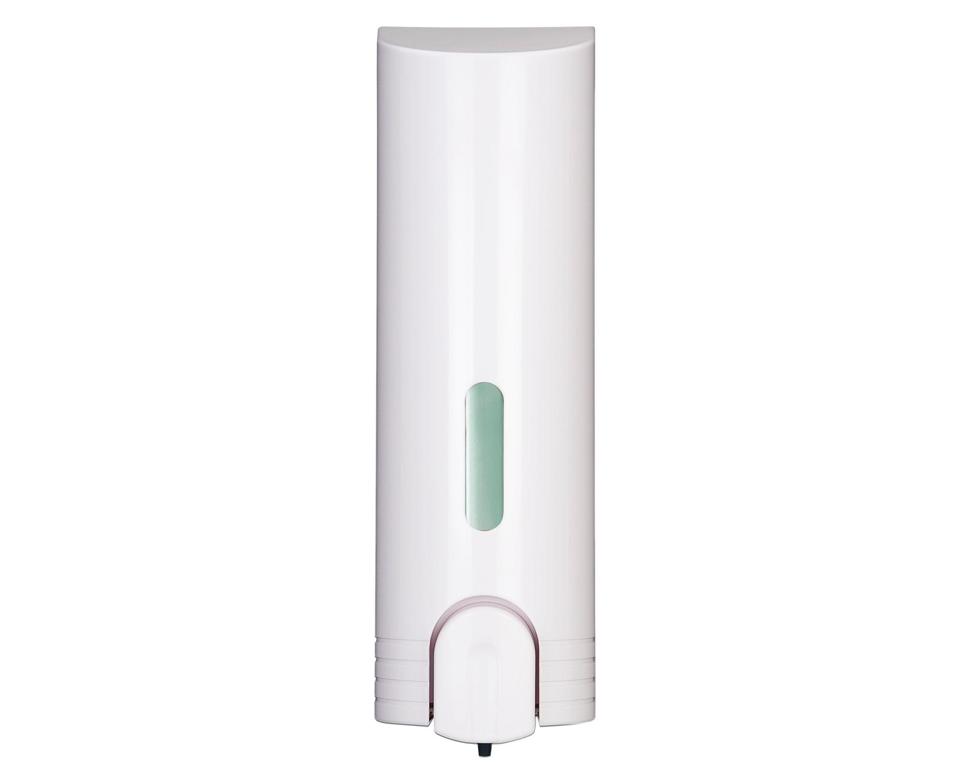 Dispensador jabón pared 380 ml blanco Cotidiana-0