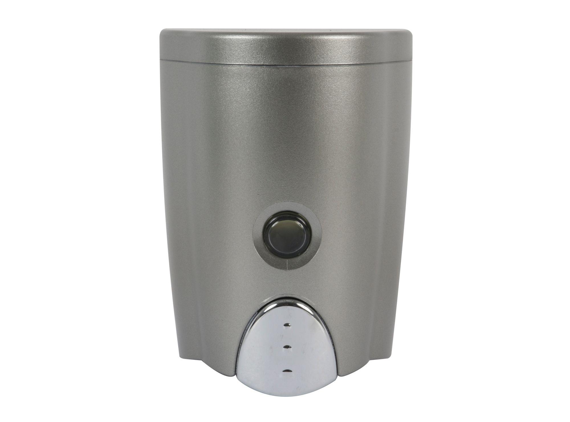 Dispensador jabón simple 530 ml Max cromado Cotidiana-0