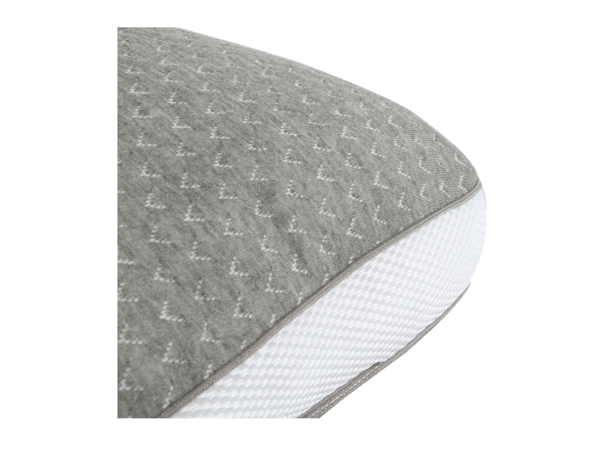 Almohada antialérgica 70x45x5 cm Premium gris Cotidiana-3