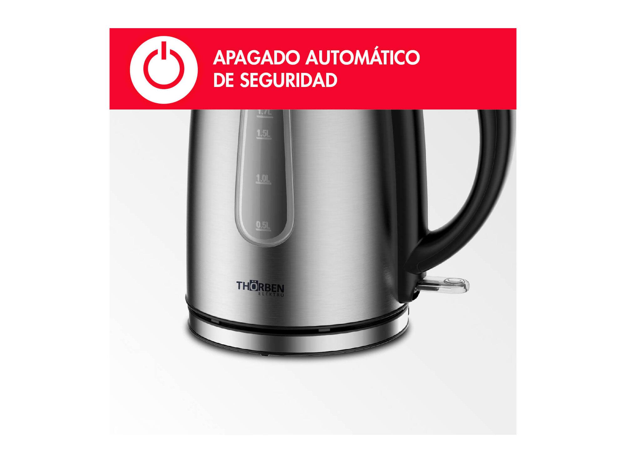 Hervidor 1,7 litros Thor steel 1700 inox Thorben-5