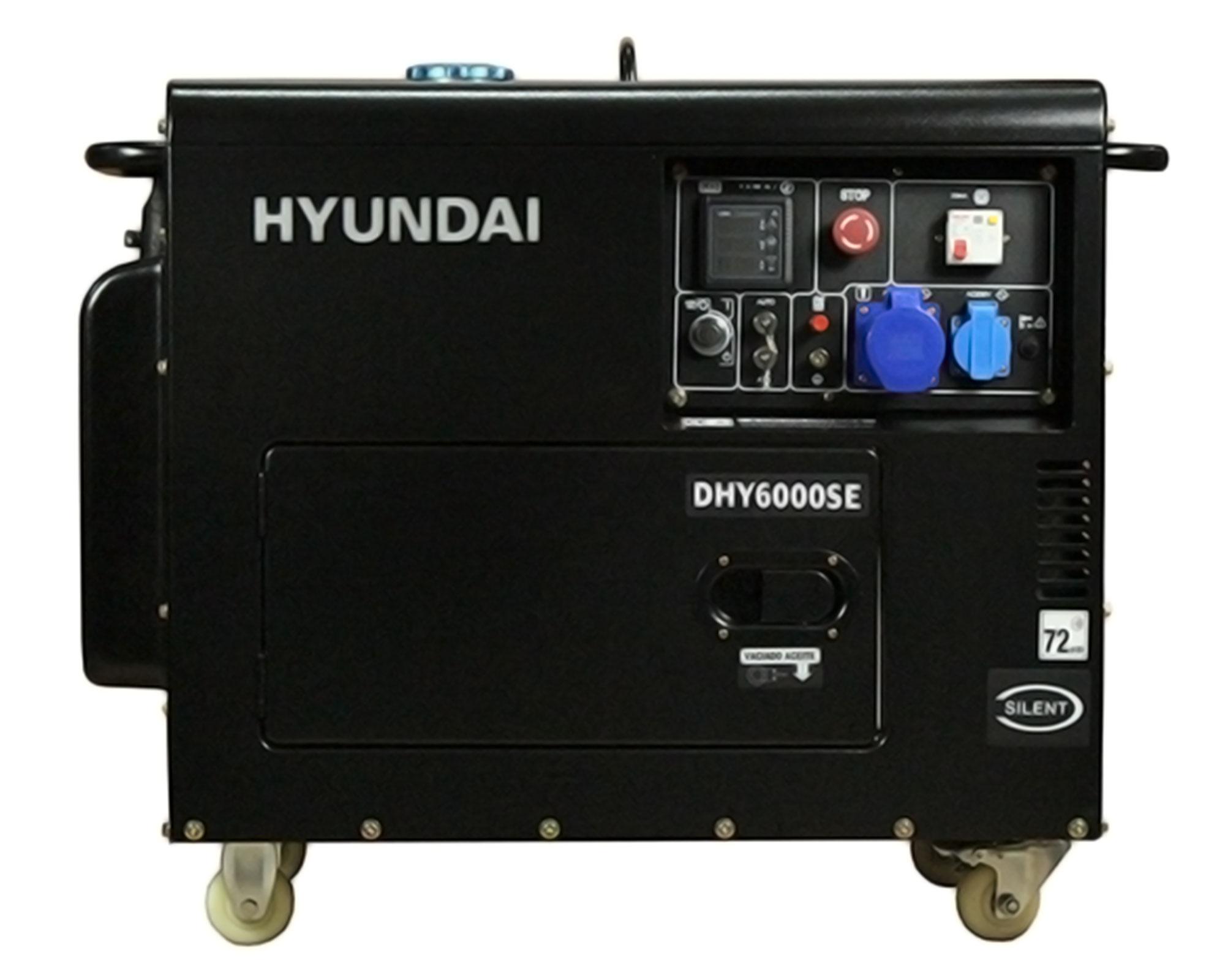 Generador a diesel eléctrico 5300W 12 lt 78DHY6000SE Hyundai-4