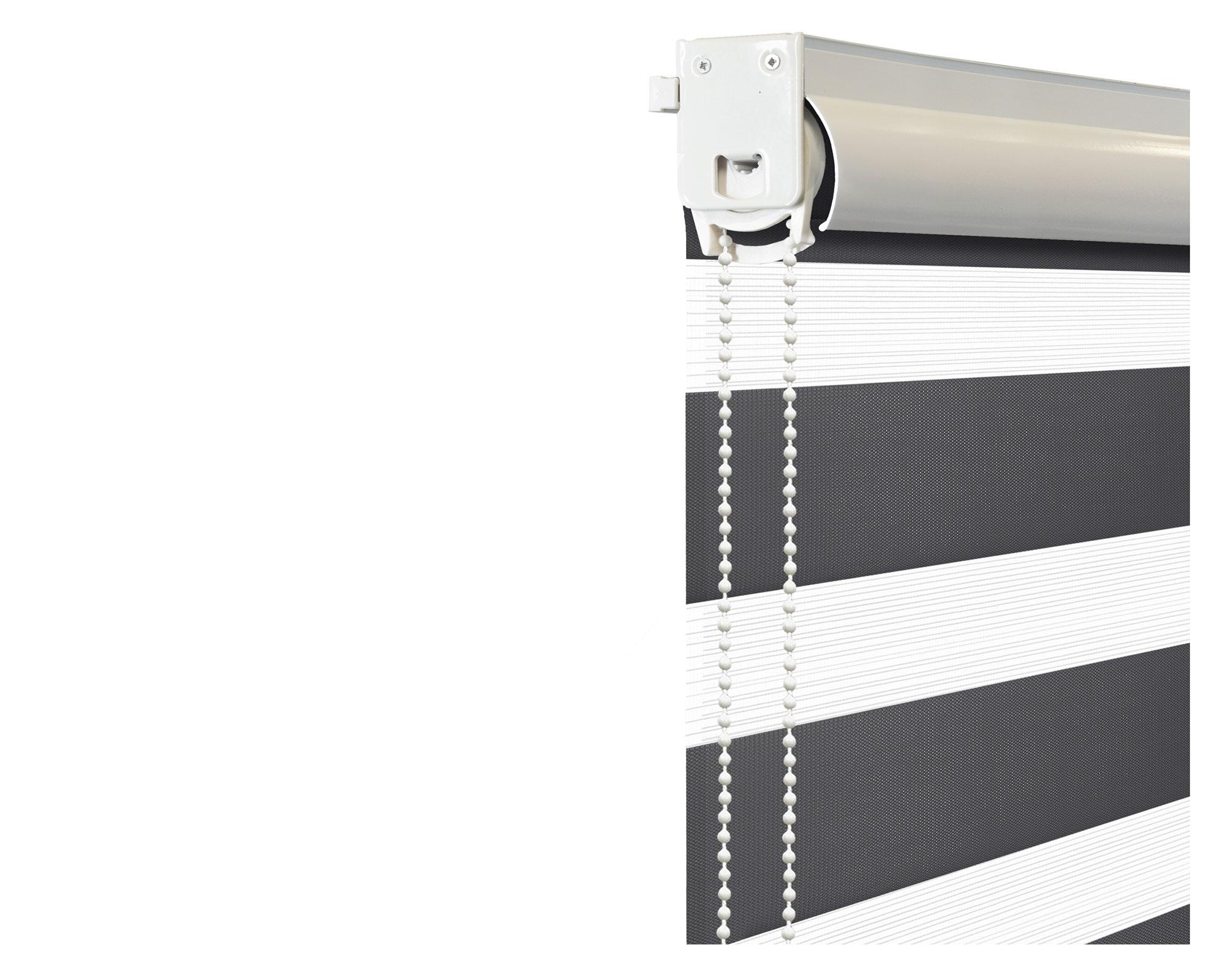Cortina roller zebra 120x165 cm gris oscuro Cotidiana-6