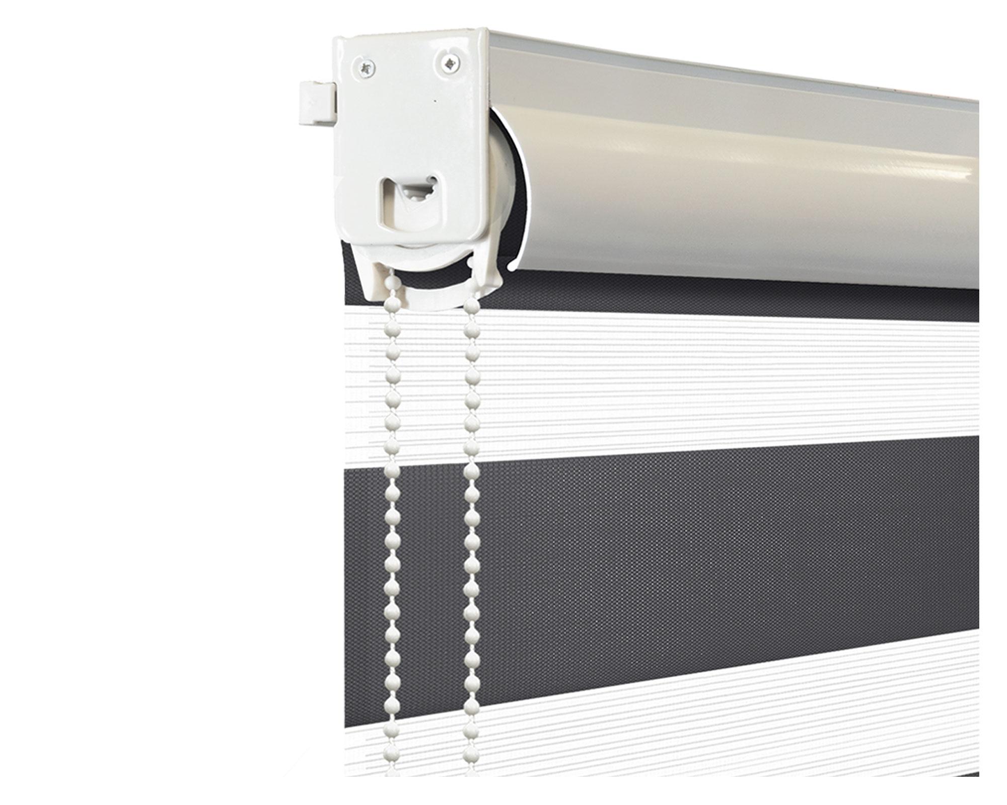 Cortina roller zebra 120x165 cm gris oscuro Cotidiana-9